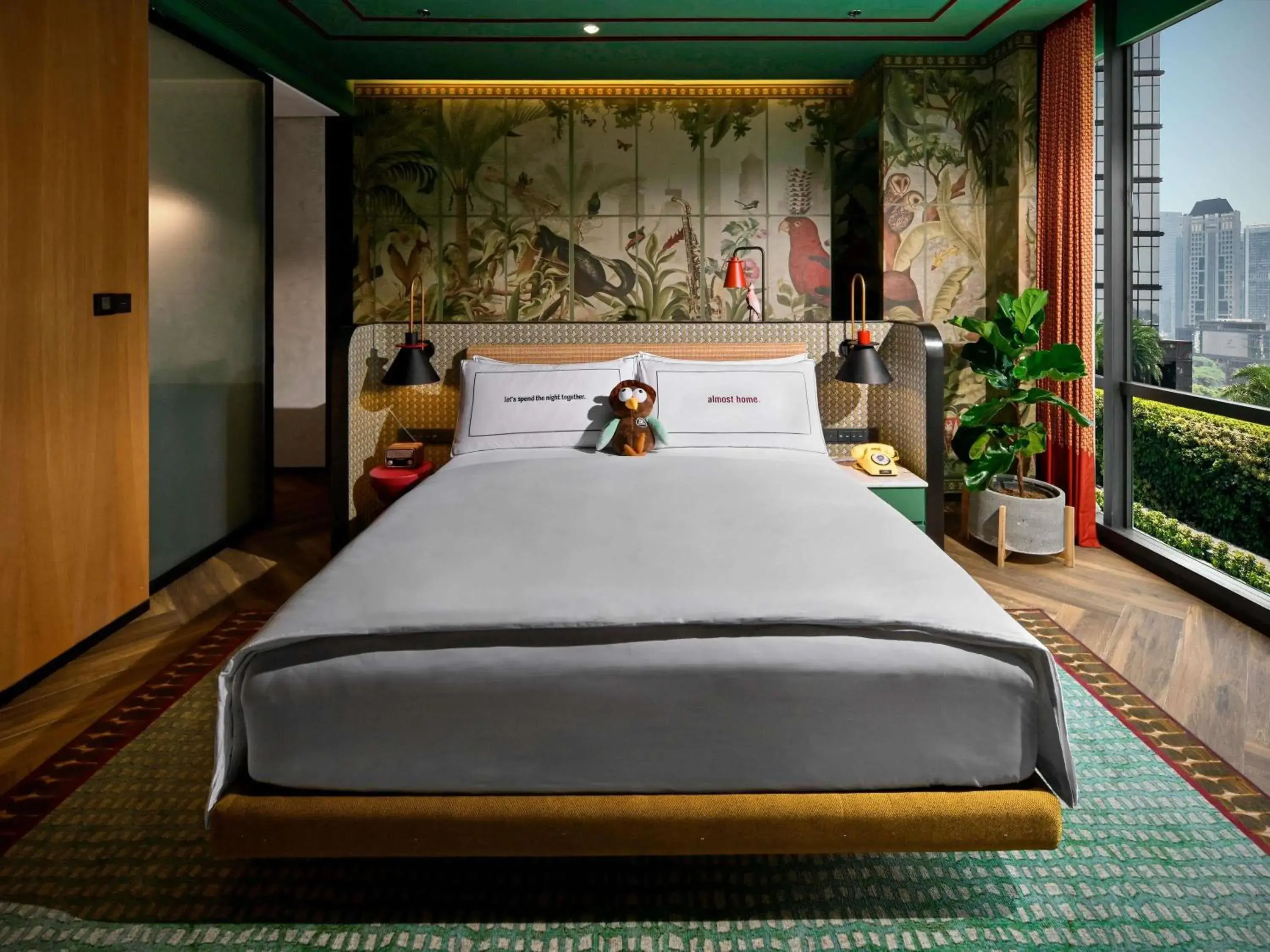 Bedroom, Bed in 25hours Hotel Jakarta The Oddbird Bedroom, Bed in 25hours Hotel Jakarta The Oddbird