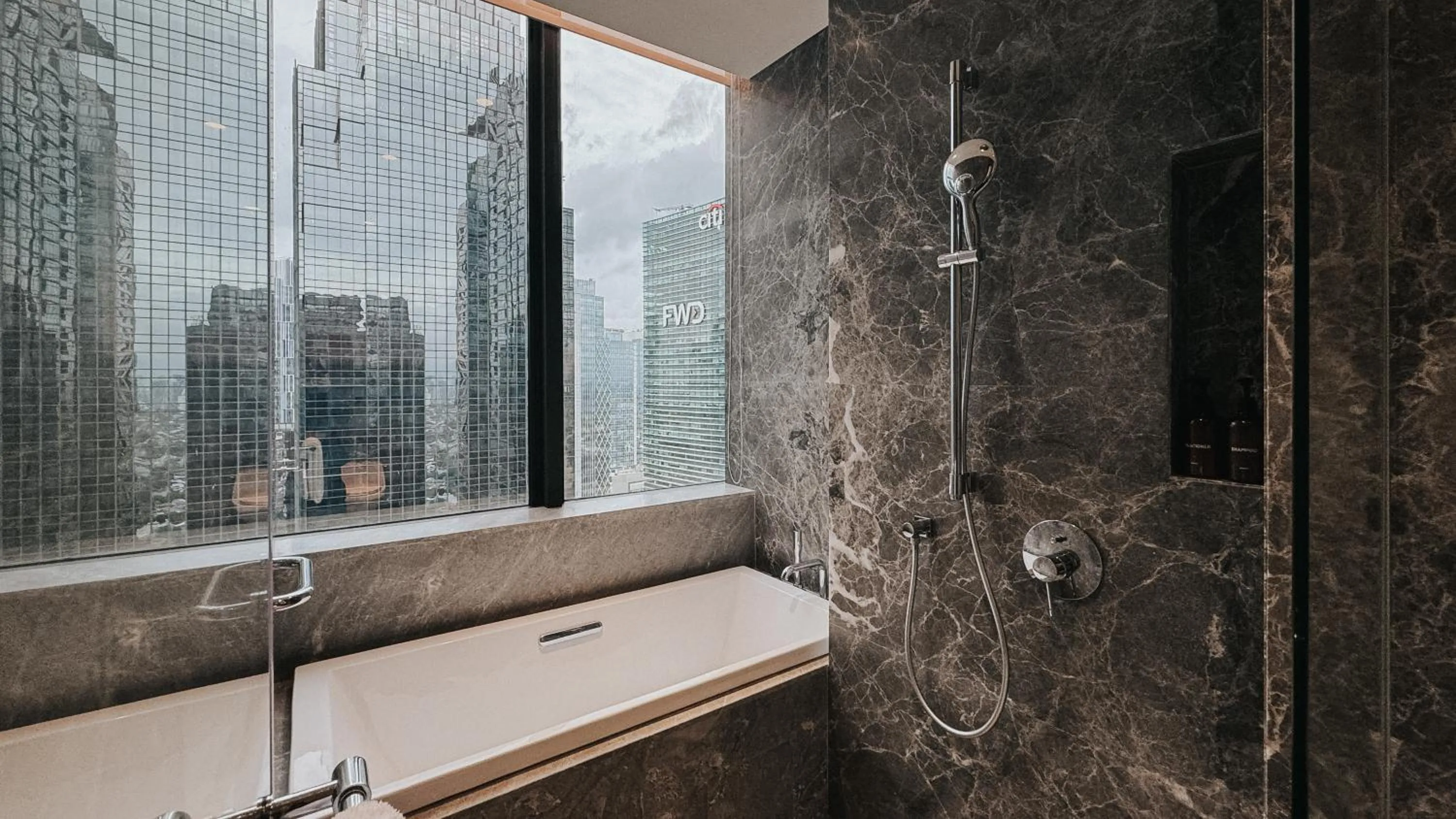 Bathroom in 25hours Hotel Jakarta The Oddbird