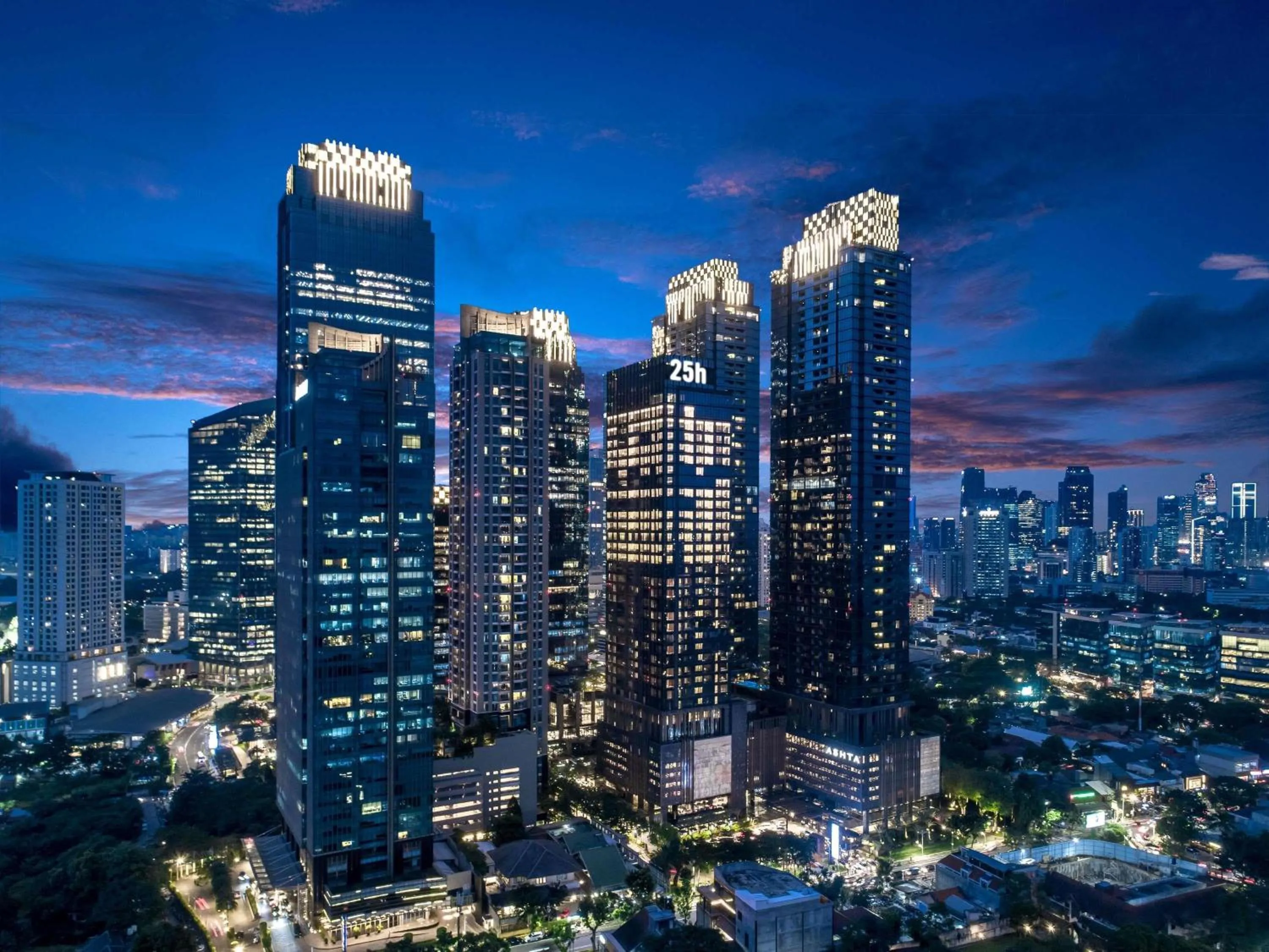 Property building in 25hours Hotel Jakarta The Oddbird