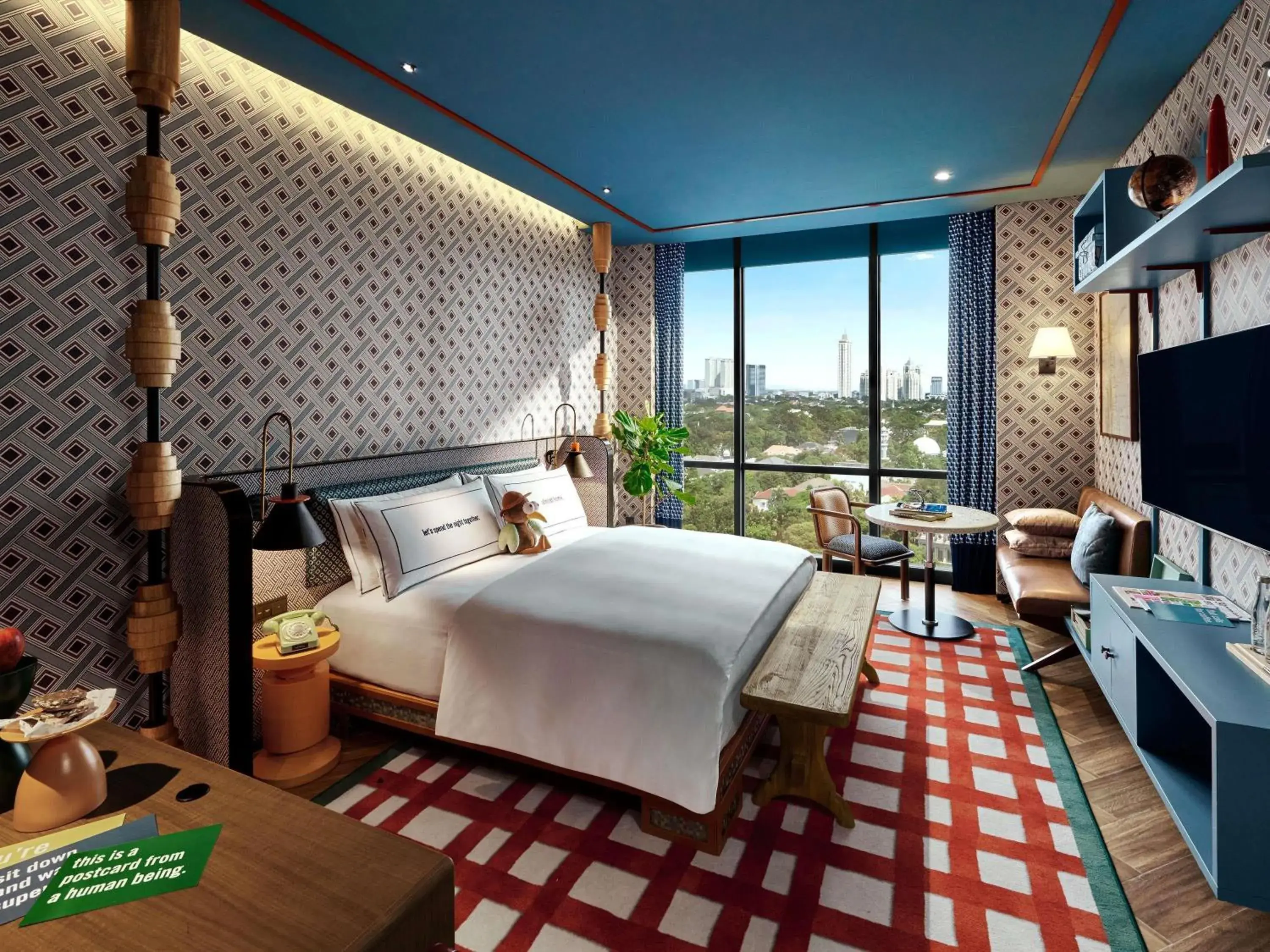 Bedroom, Bed in 25hours Hotel Jakarta The Oddbird Bedroom, Bed in 25hours Hotel Jakarta The Oddbird