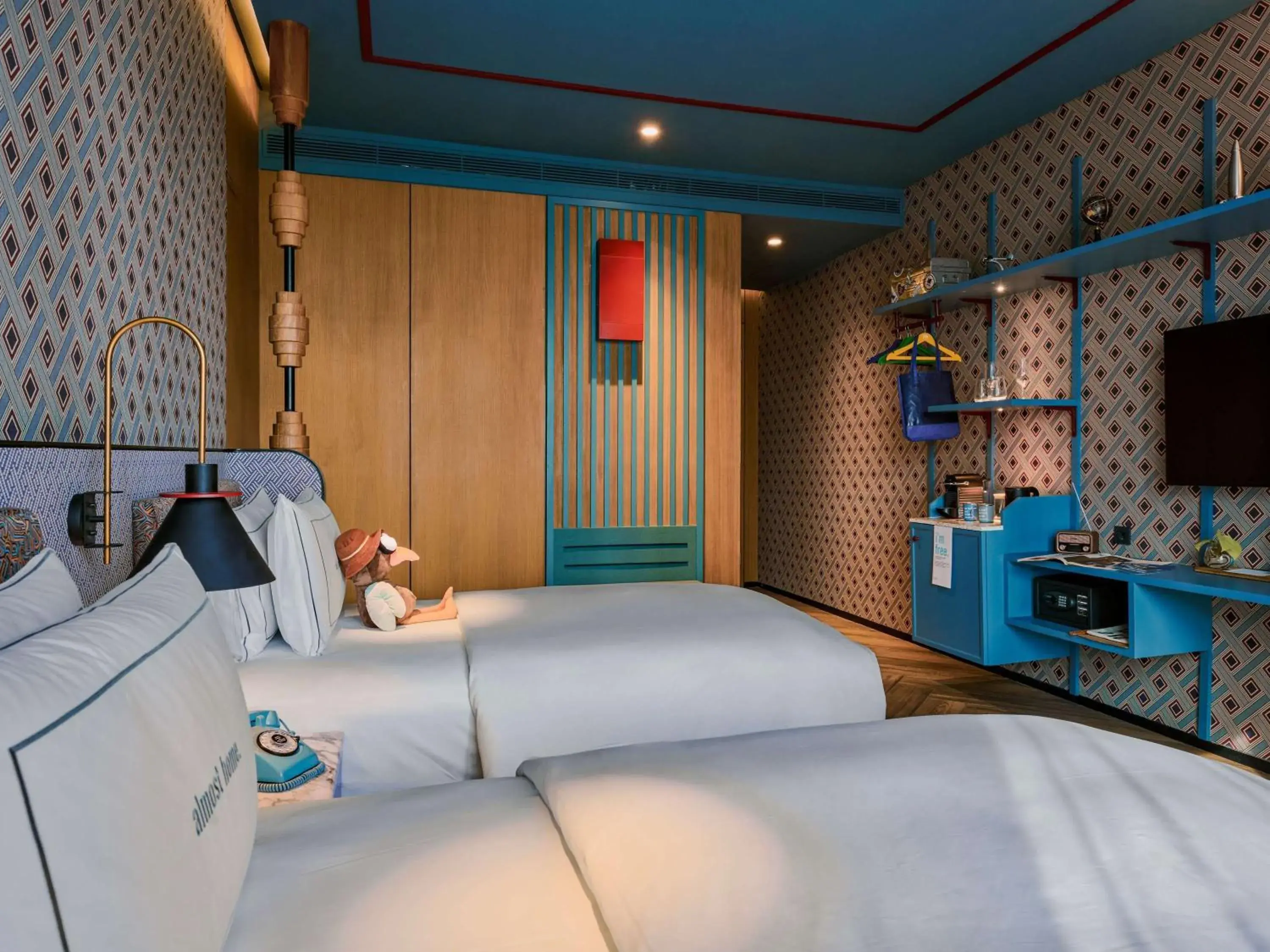 Bedroom, Bed in 25hours Hotel Jakarta The Oddbird Bedroom, Bed in 25hours Hotel Jakarta The Oddbird