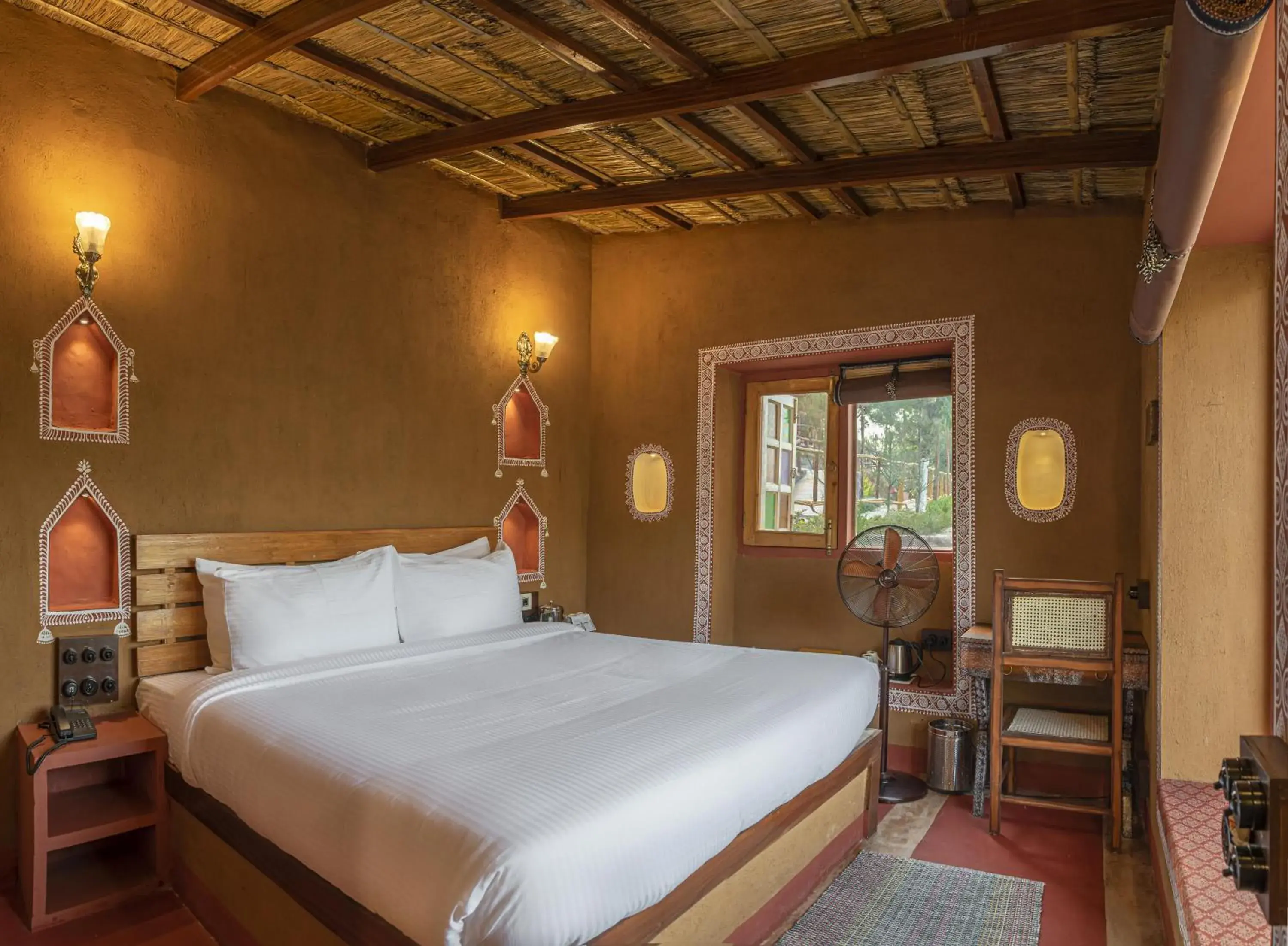 Double Room with Garden View in A Kasauli Ggaon by Echor Double Room with Garden View in A Kasauli Ggaon by Echor