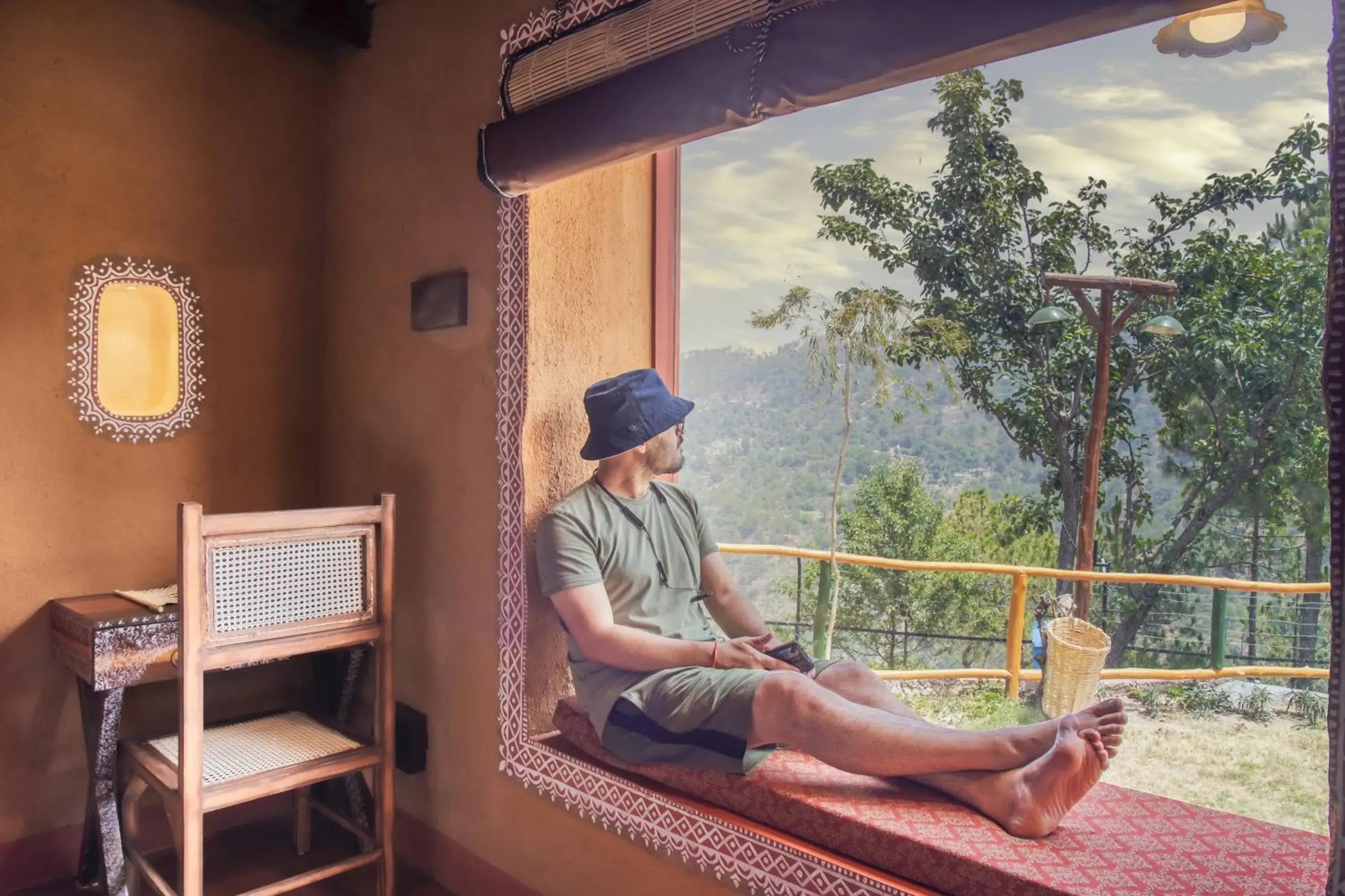 Double Room with Mountain View in A Kasauli Ggaon by Echor Double Room with Mountain View in A Kasauli Ggaon by Echor