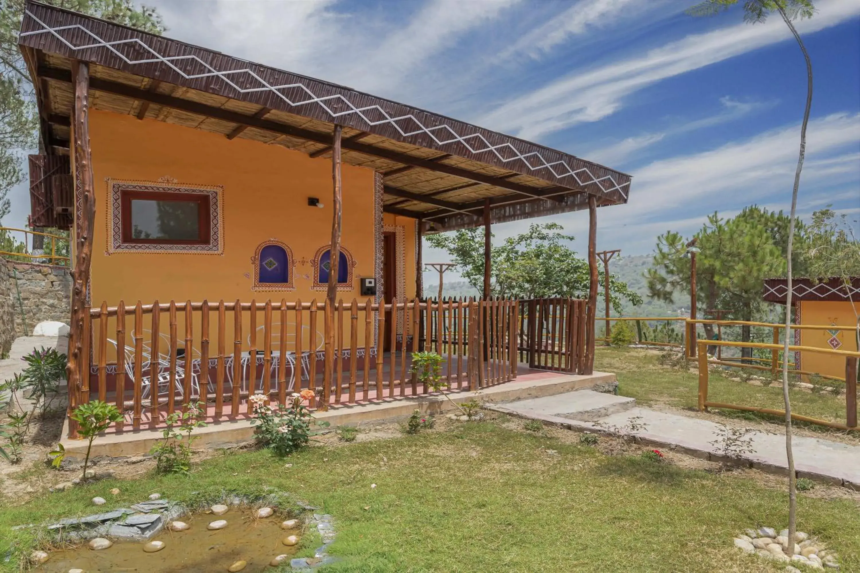 Double Room with Mountain View in A Kasauli Ggaon by Echor Double Room with Mountain View in A Kasauli Ggaon by Echor