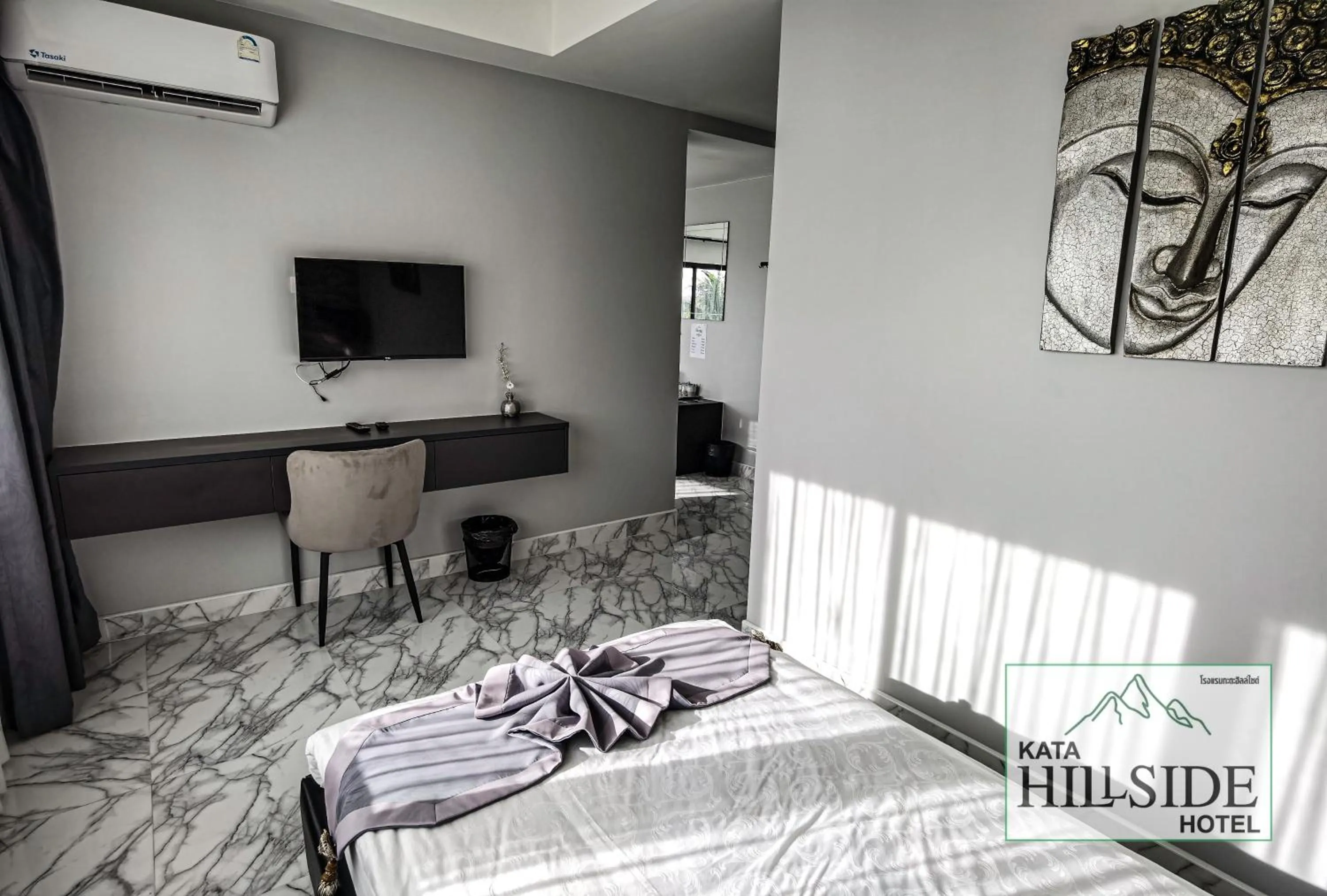 Bed in Kata Hillside Hotel