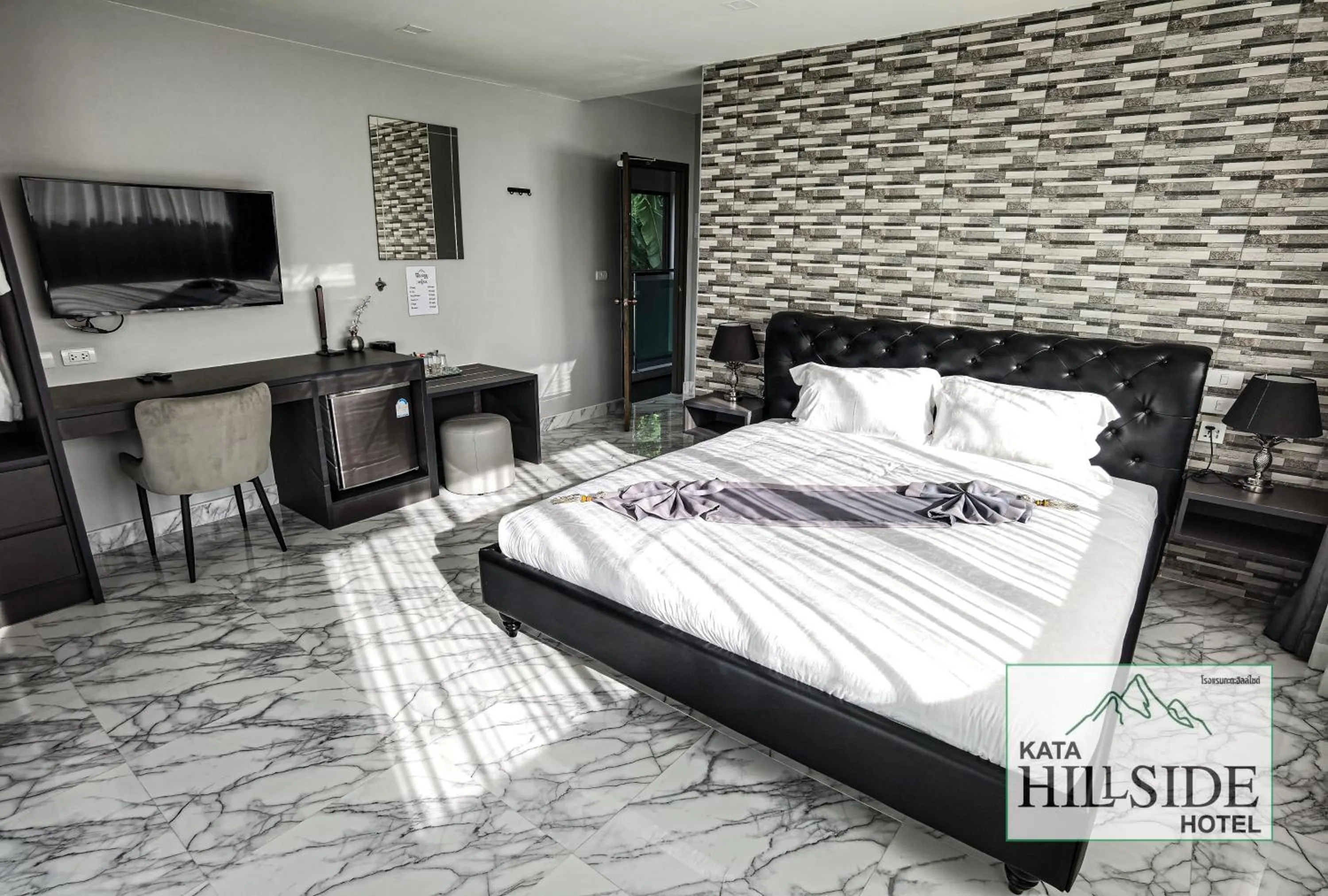 Bed in Kata Hillside Hotel