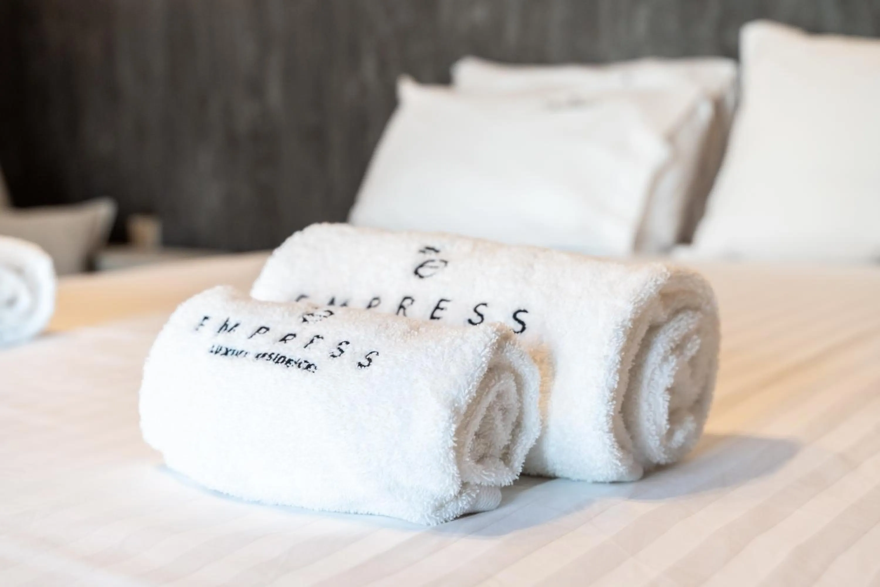 towels, Bed in Empress Luxury Residences