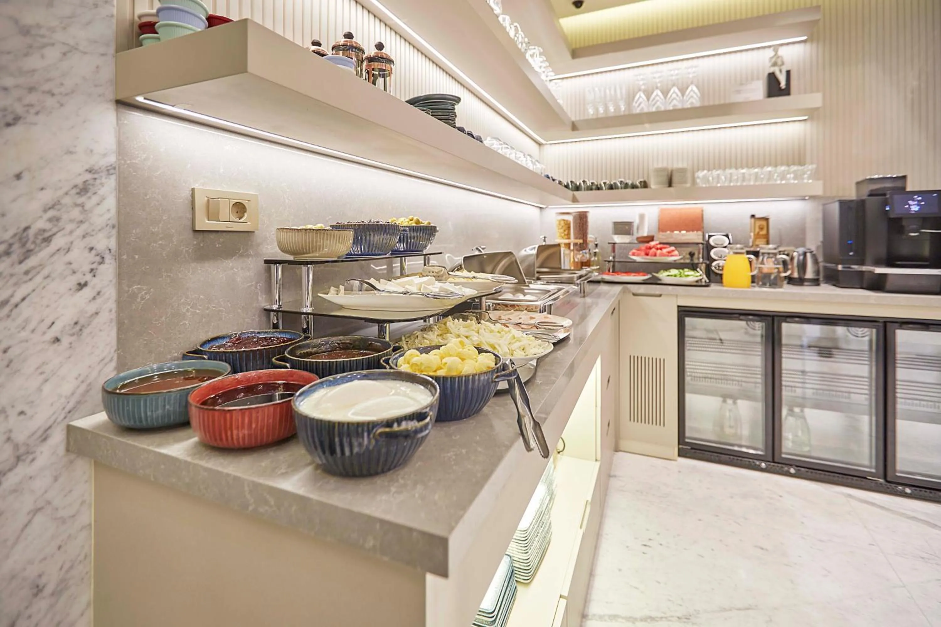 Buffet breakfast in THE HUBİ HOTEL