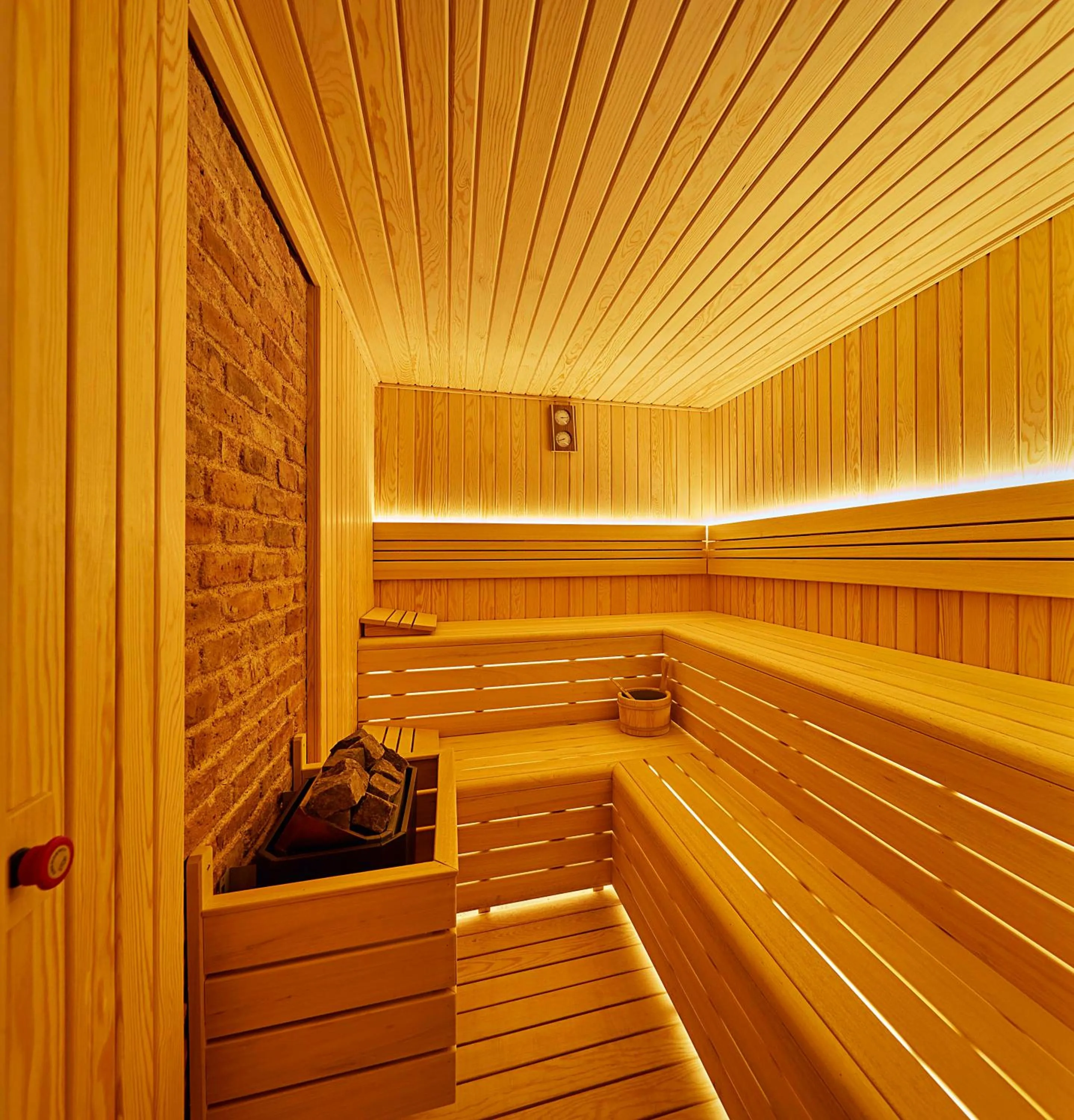 Sauna in THE HUBİ HOTEL