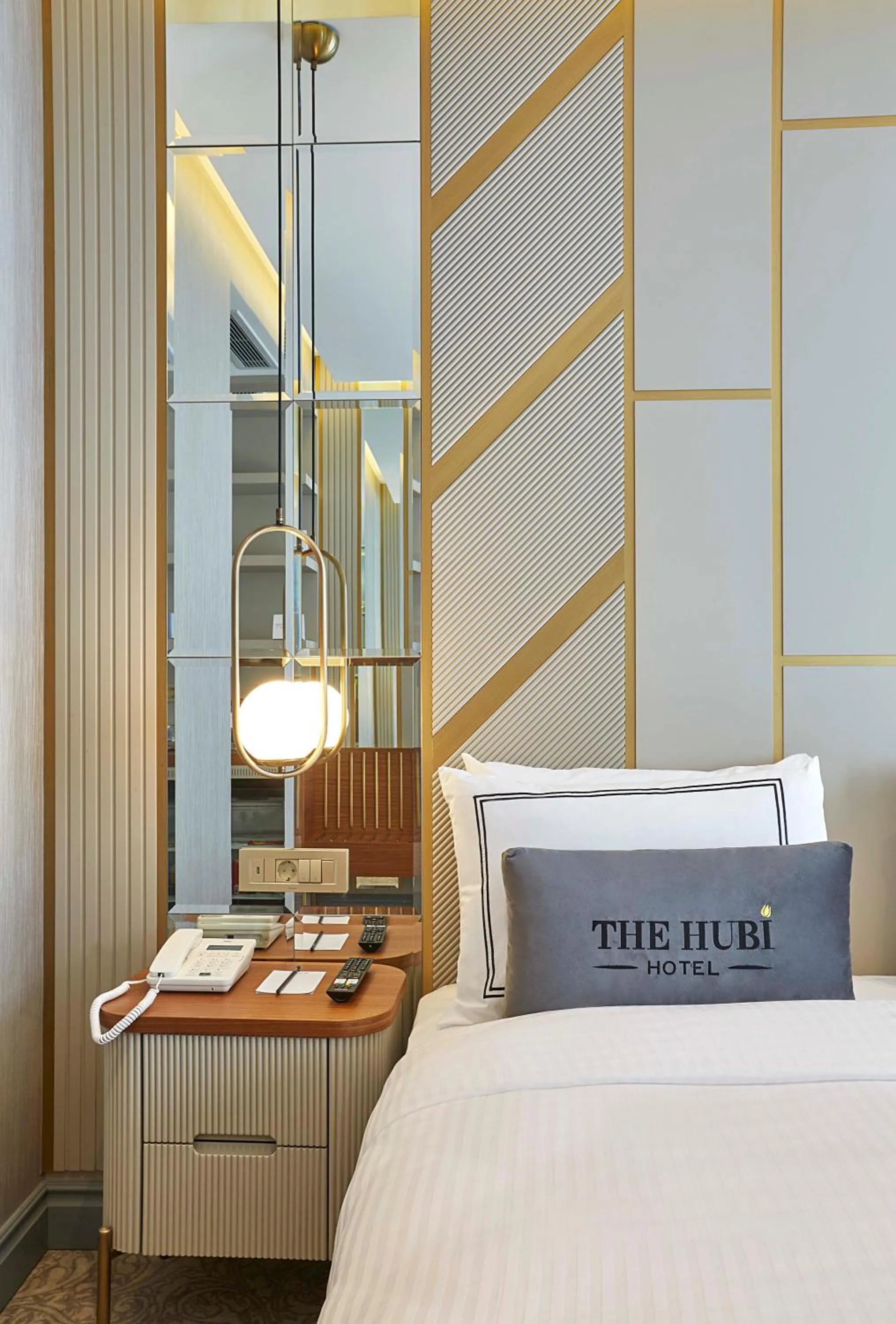 Bed in THE HUBİ HOTEL