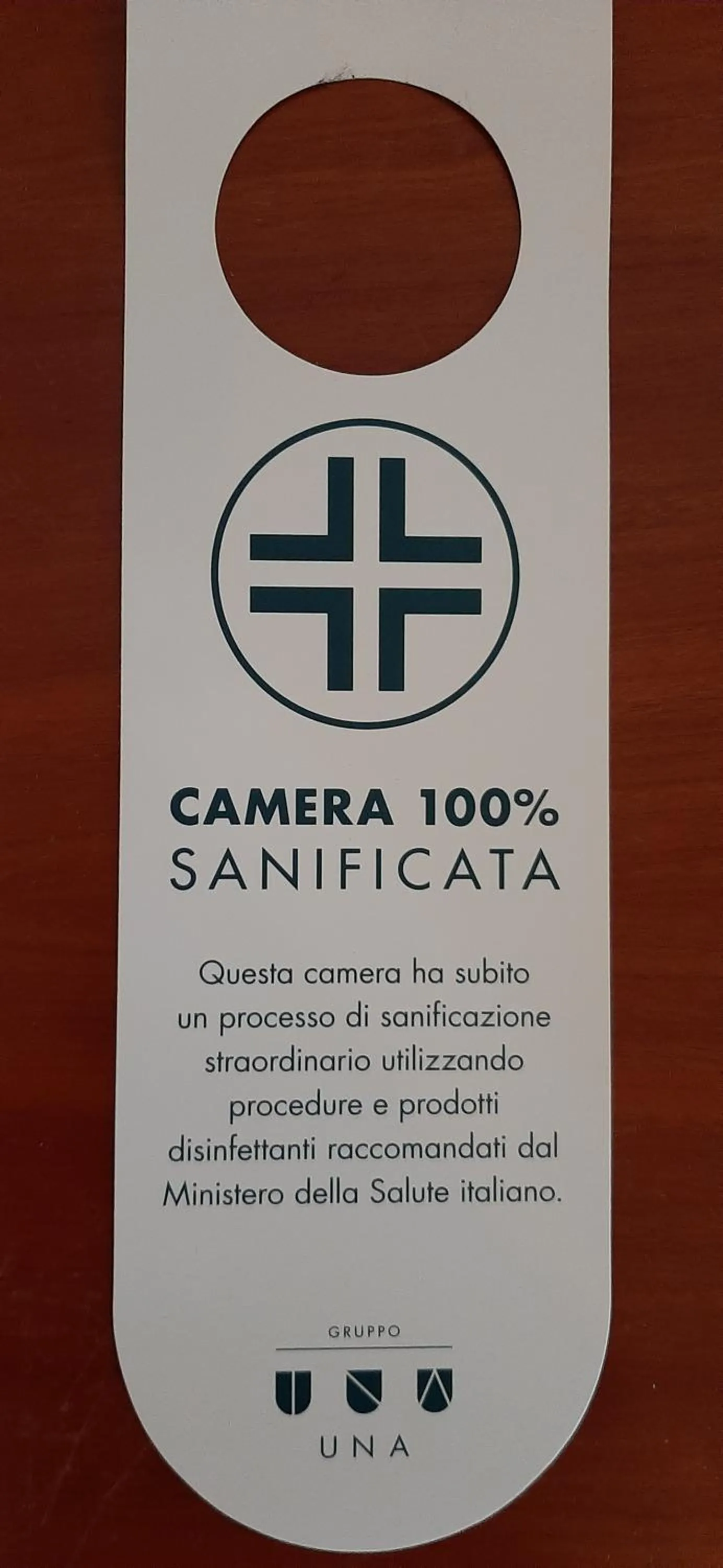 Certificate/Award in UNA HOTELS Occhiobello