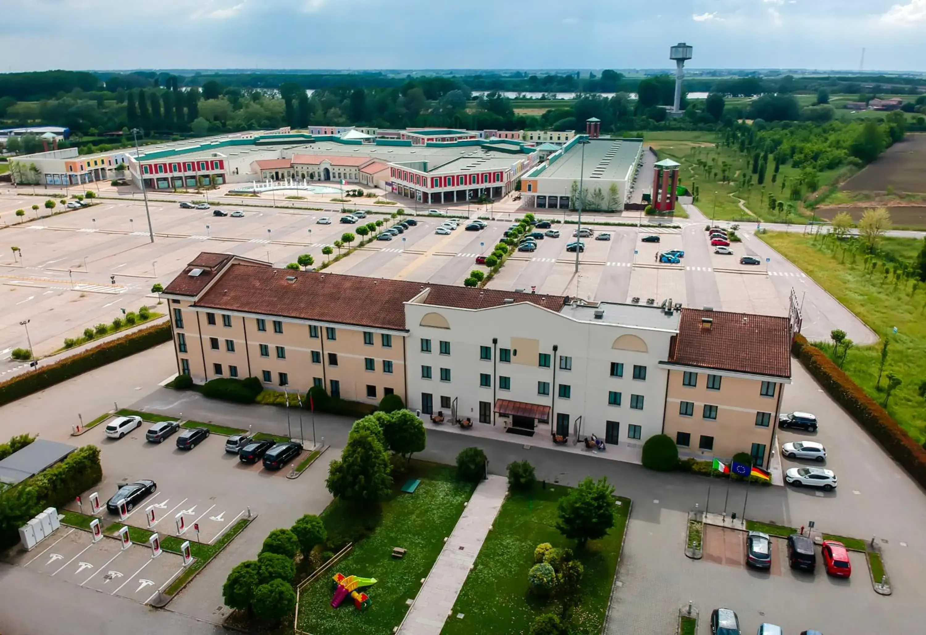 Bird's eye view in UNA HOTELS Occhiobello Bird's eye view in UNA HOTELS Occhiobello