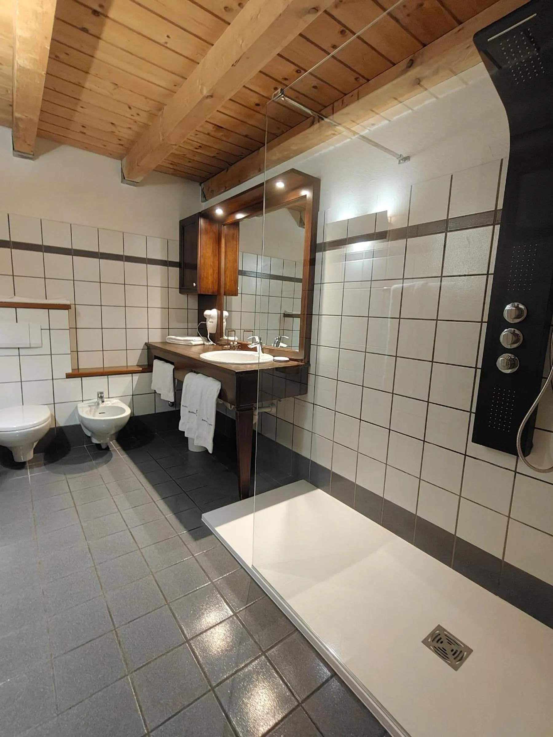 Shower in Residence Ruetoreif