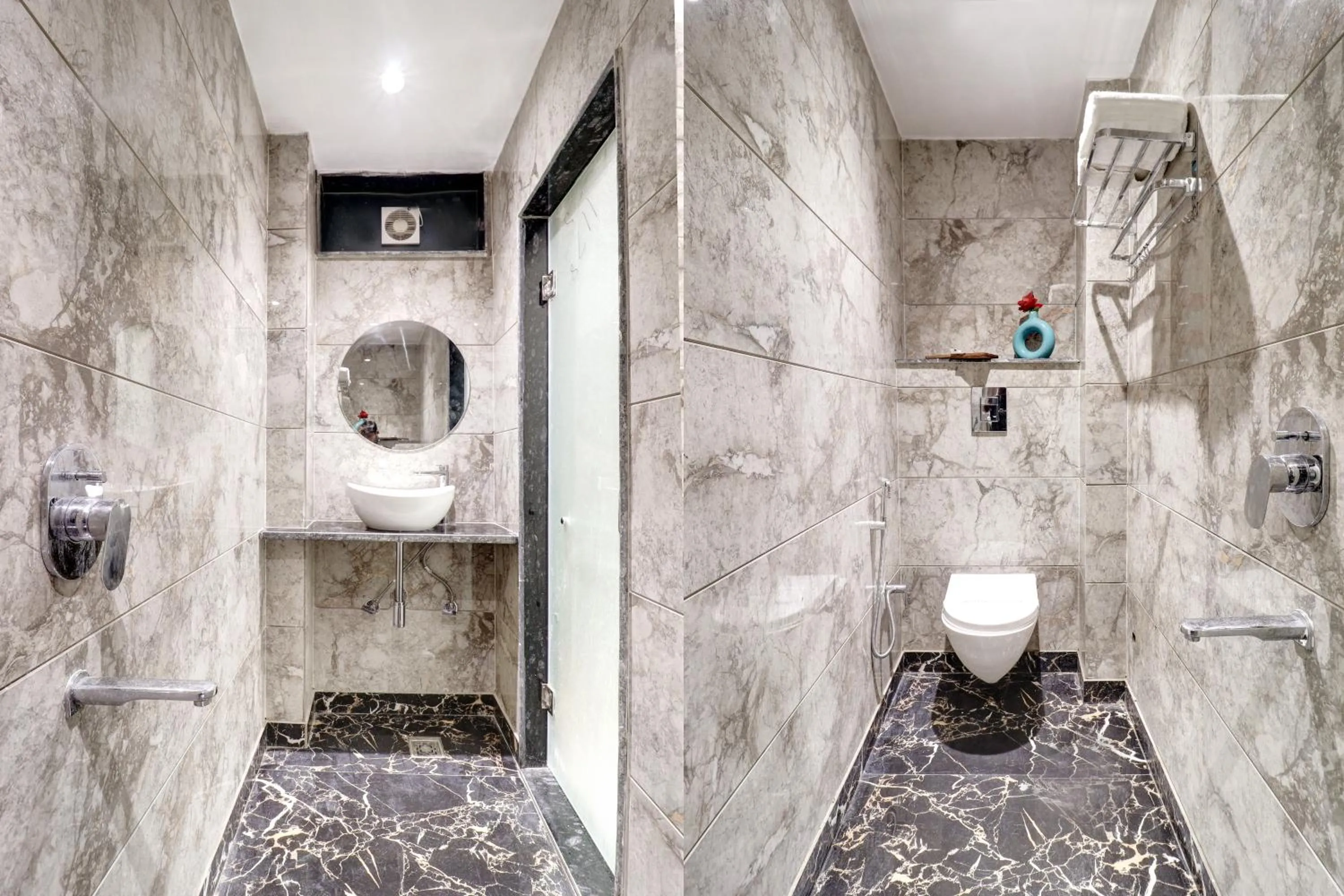 Shower in Hotel Emporio Dx - New Delhi Railway Station - Paharganj