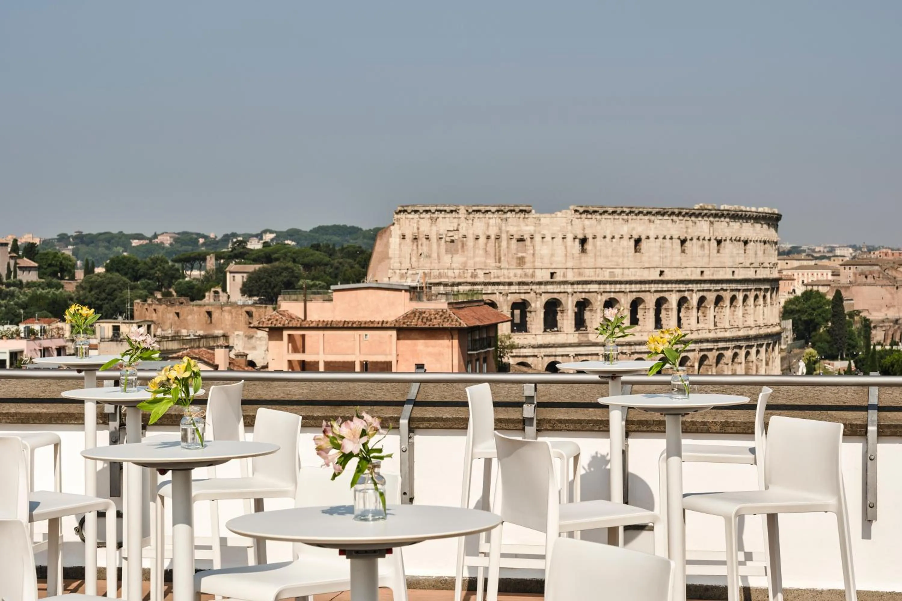 Balcony/Terrace in Mercure Roma Centro Colosseo
