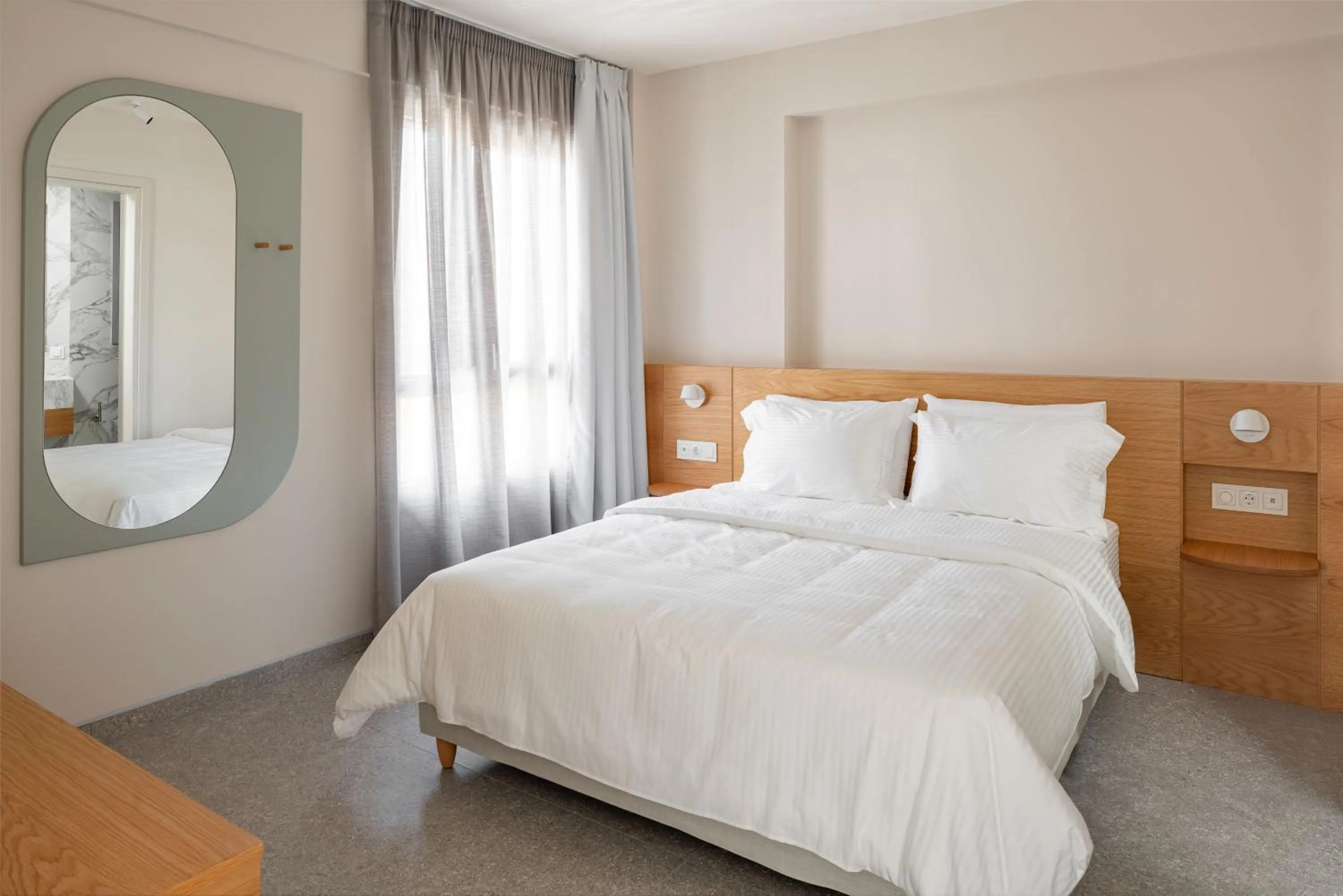 Bedroom, Bed in Townhouse Lefkada