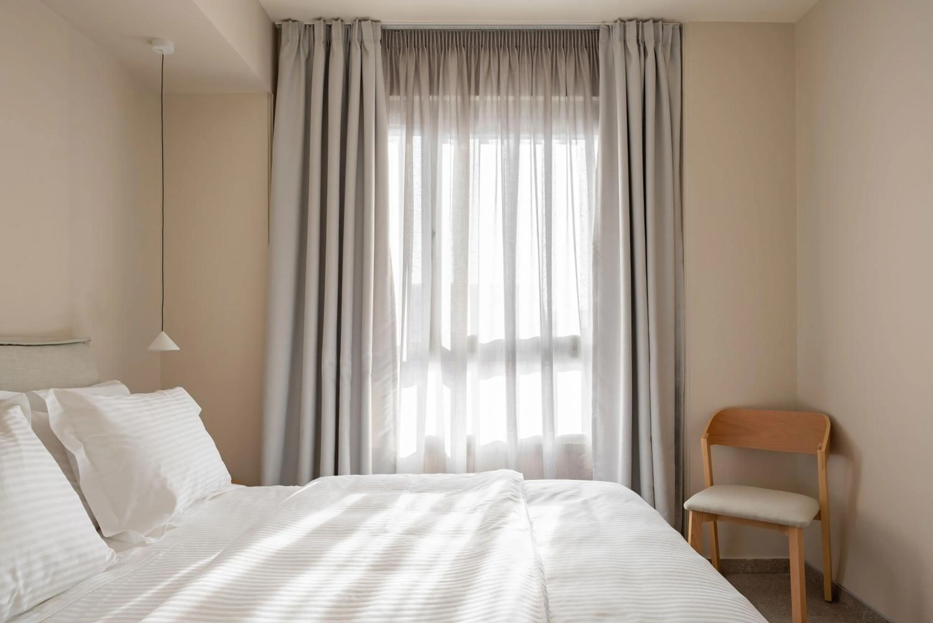 Bedroom, Bed in Townhouse Lefkada