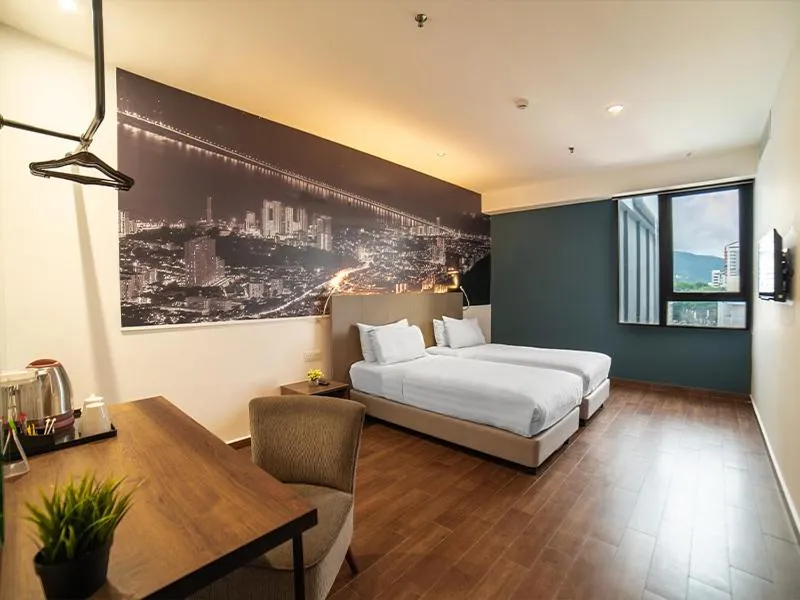 Bed in Travelodge Georgetown, Penang