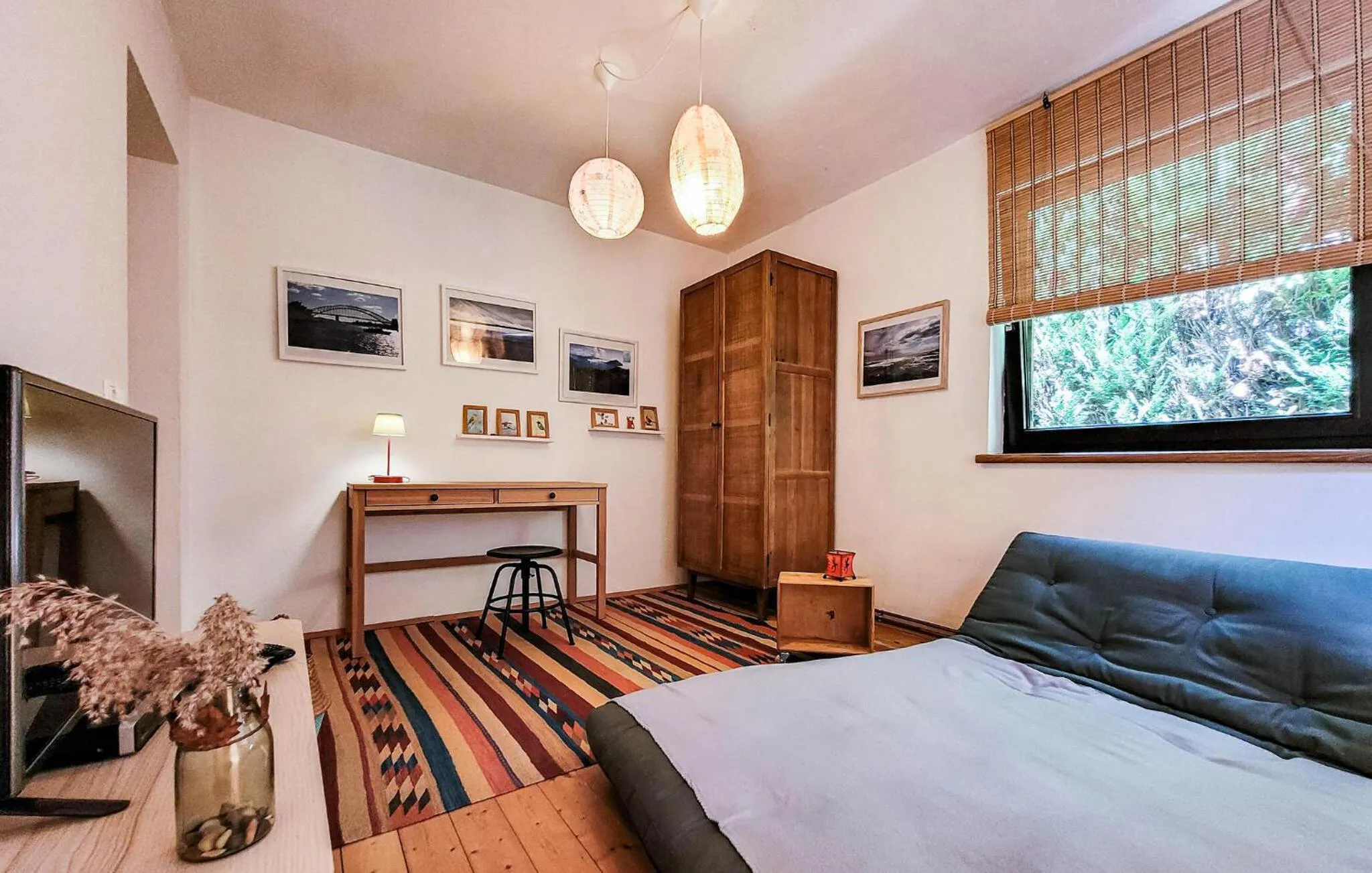Bed in Ferienhaus-Wiendonaustadt