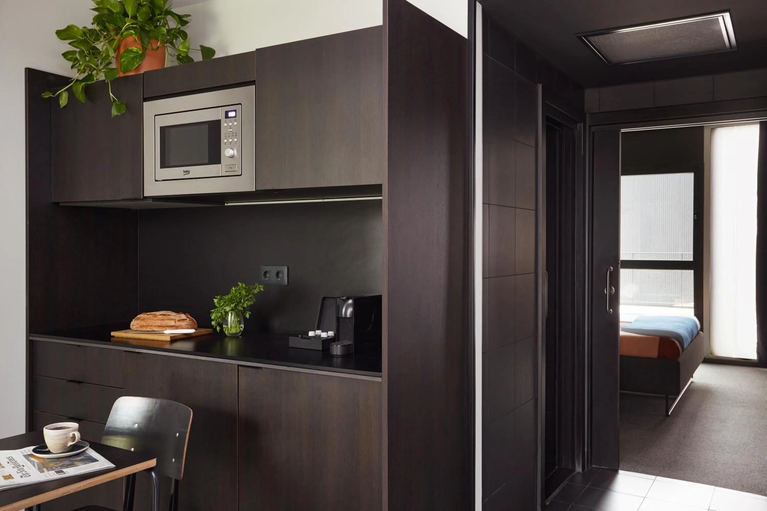 Kitchen or kitchenette in The Social Hub Madrid