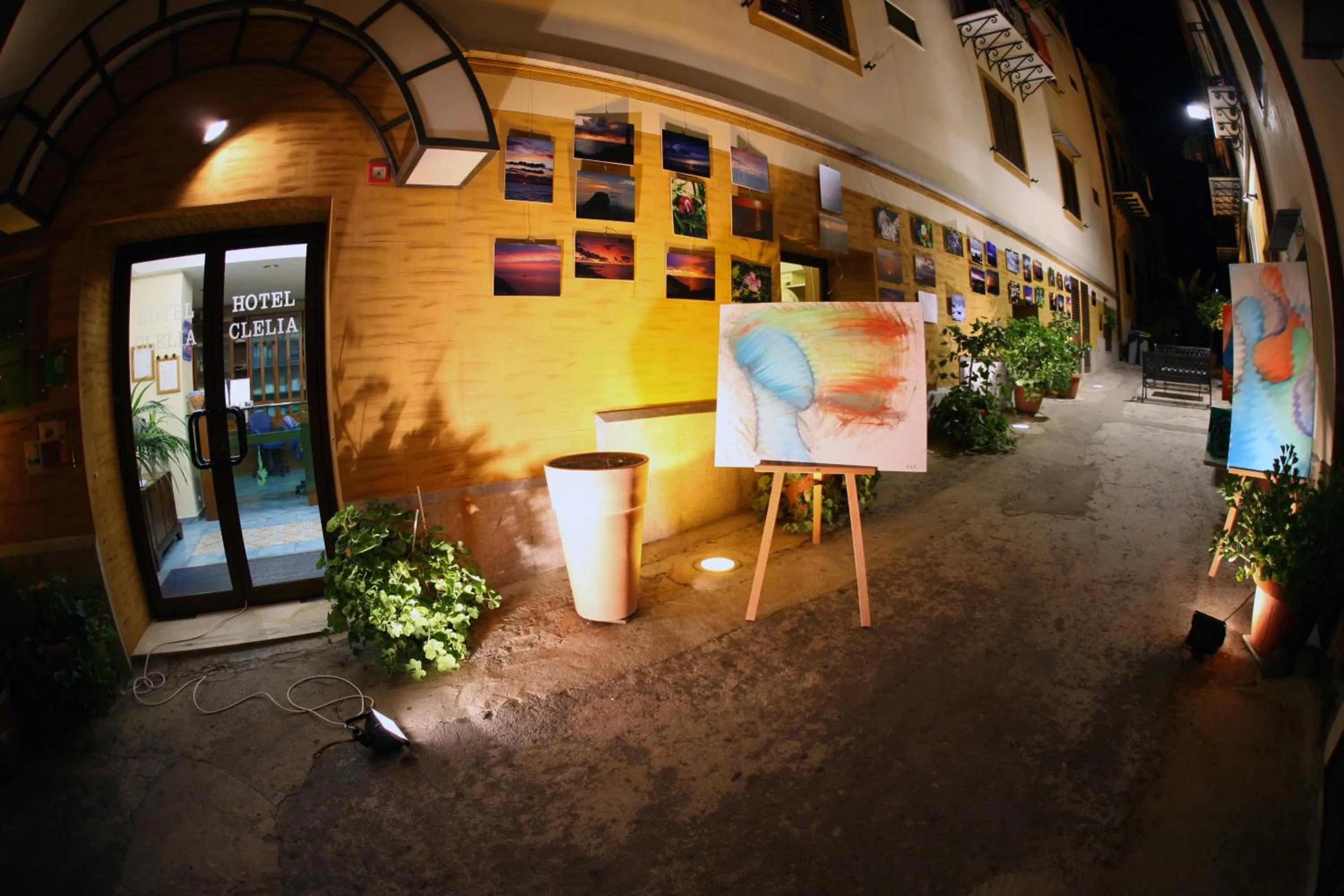 Facade/entrance in Hotel Clelia