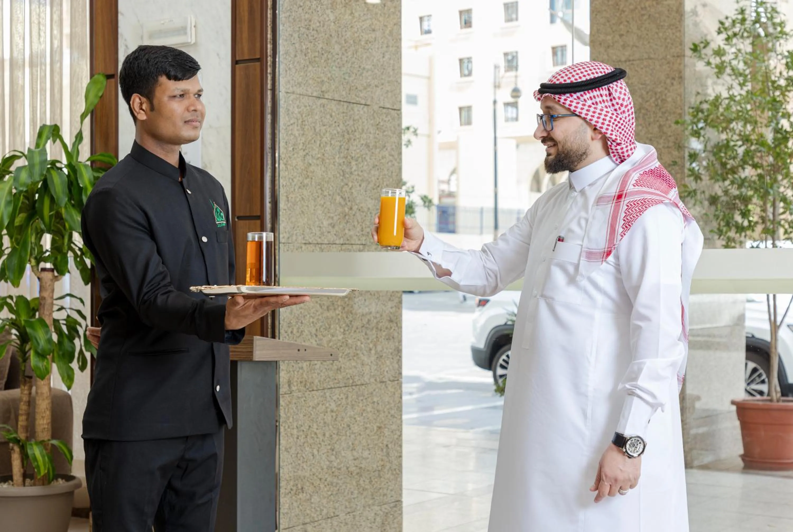 Staff in Diwan Rose Hotel