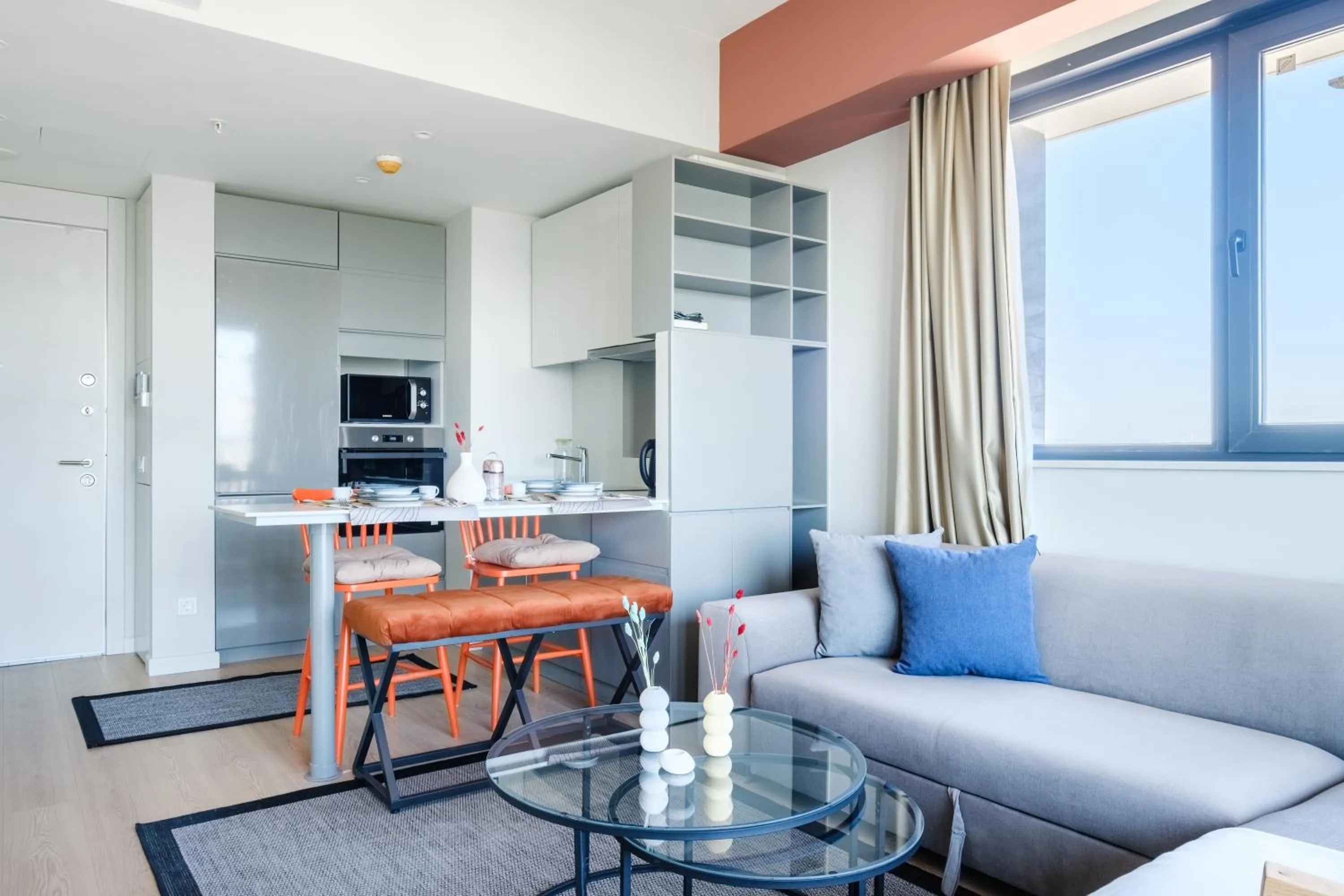 Kitchen or kitchenette in Roya Nova Residence by NewInn