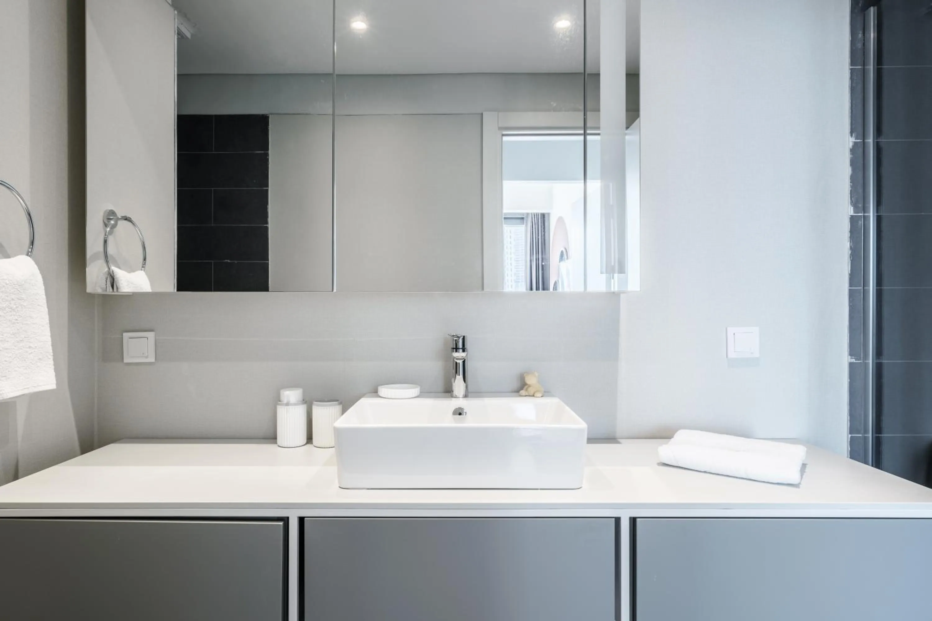 Bathroom in Roya Nova Residence by NewInn