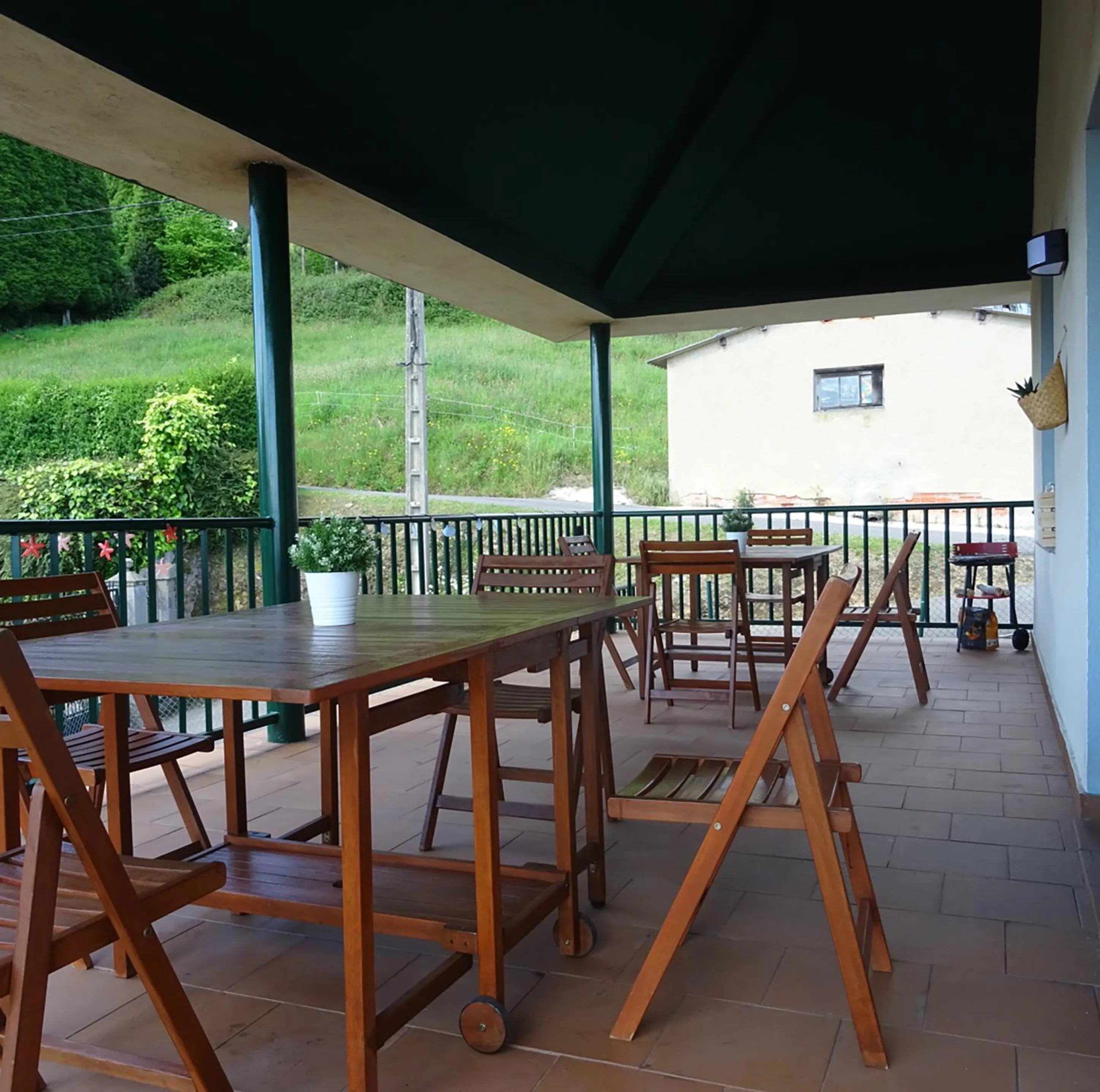 Balcony/Terrace in El Gato Gordo - bike & surf house