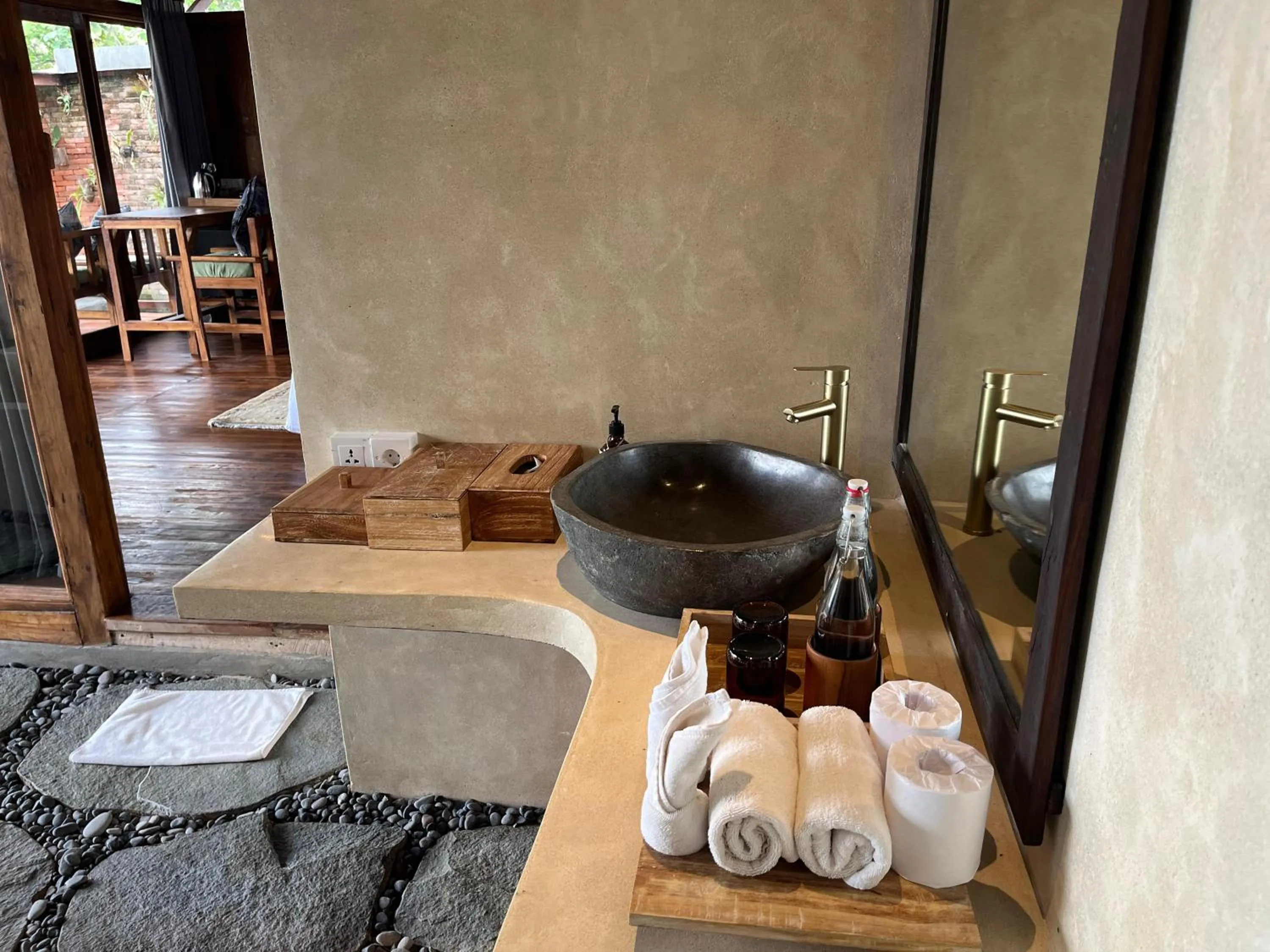 Property building in Joglo Organik Guesthouse