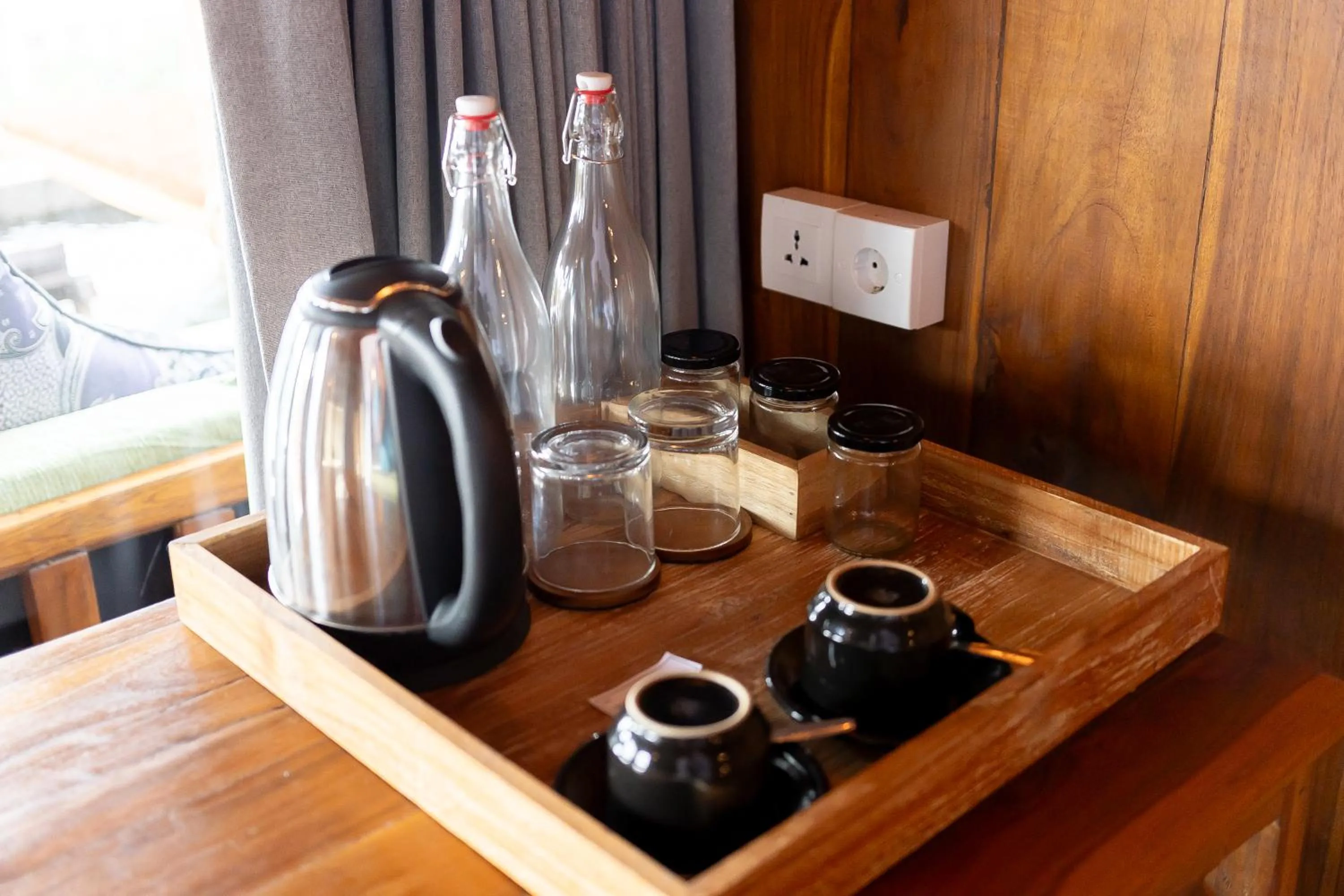 Coffee/tea facilities in Joglo Organik Guesthouse