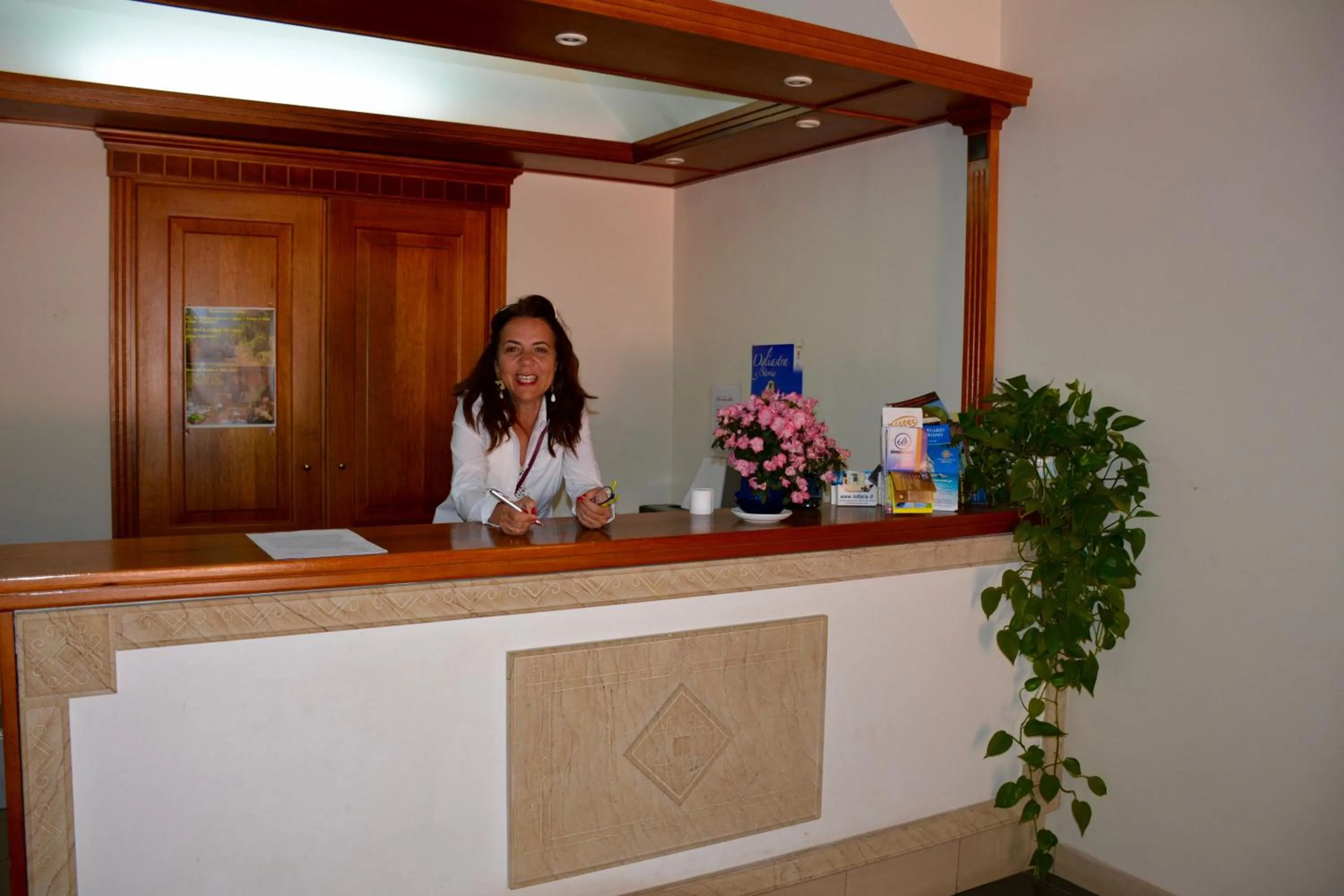 Lobby or reception in Hotel Villa Selene