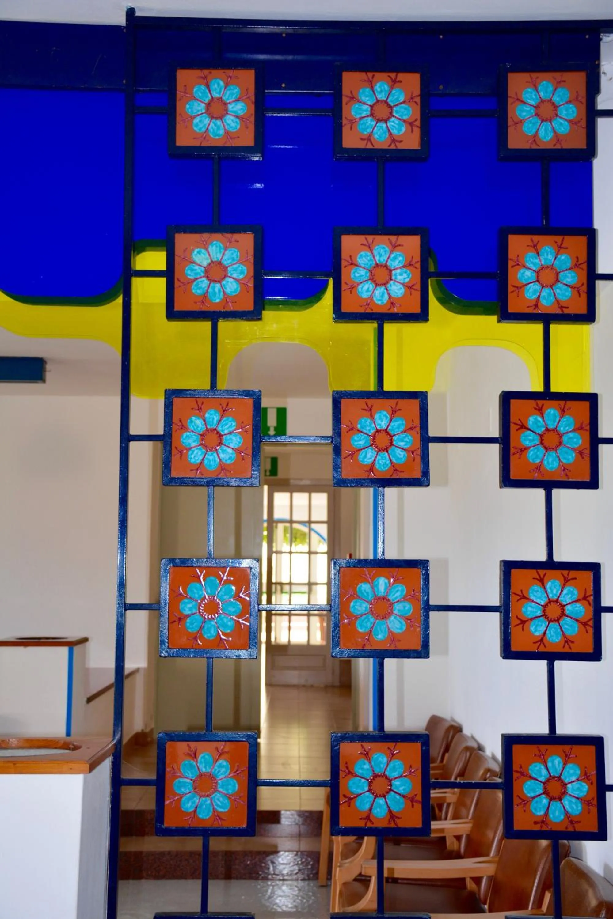 Decorative detail in Hotel Villa Selene