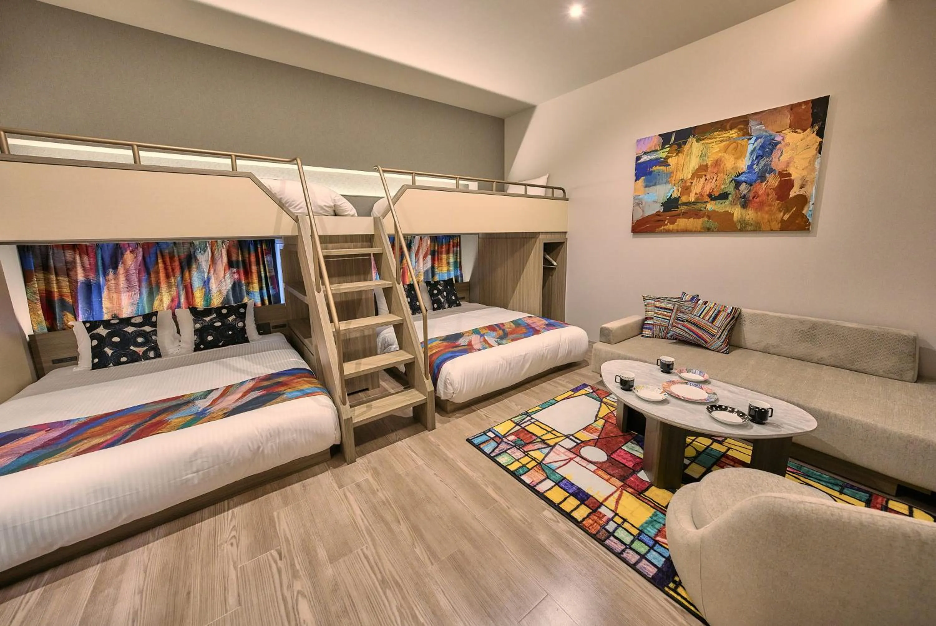 Photo of the whole room, Bed in fav HIROSHIMA STADIUM