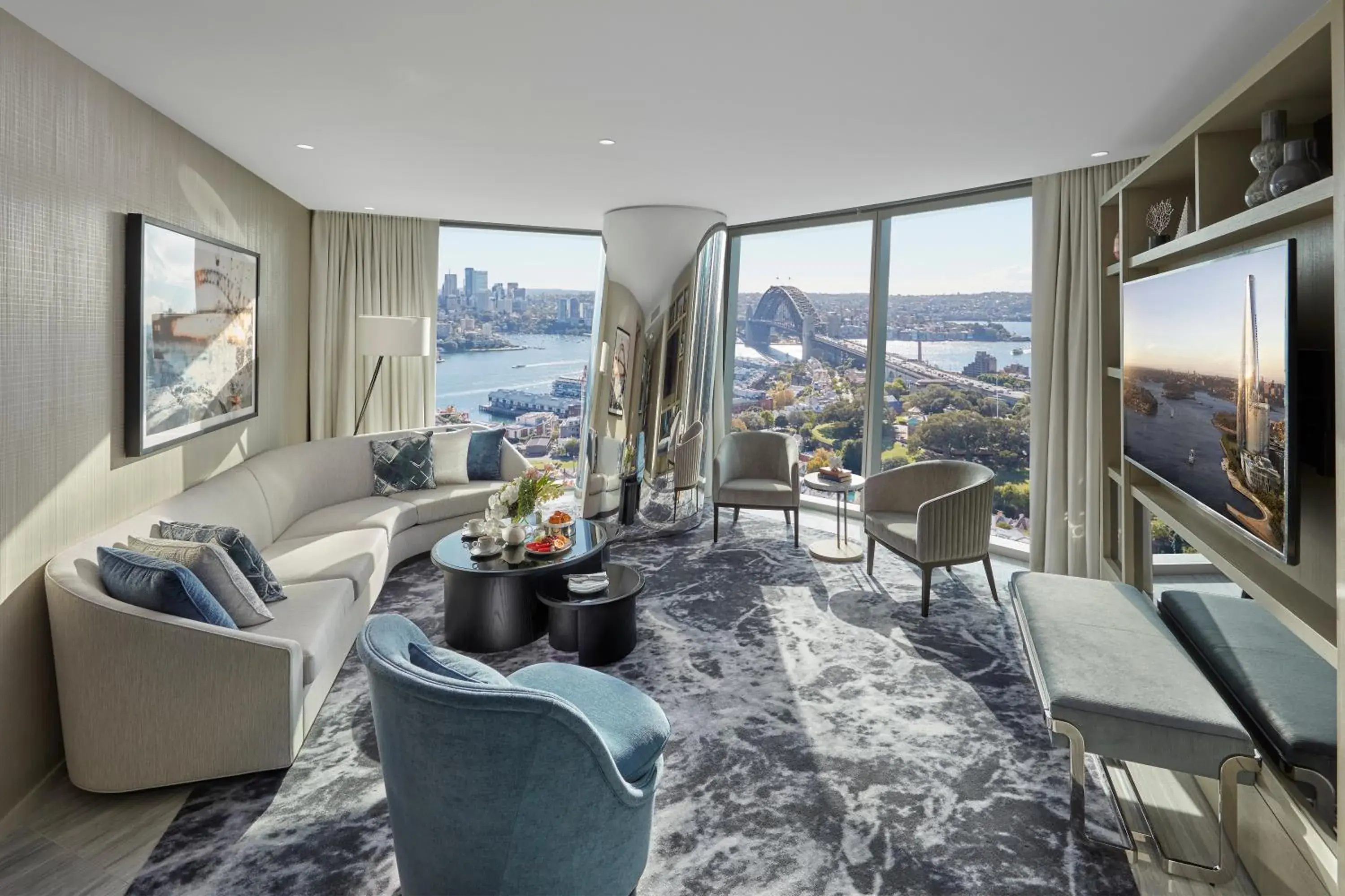 Living room in Crown Towers Sydney Living room in Crown Towers Sydney