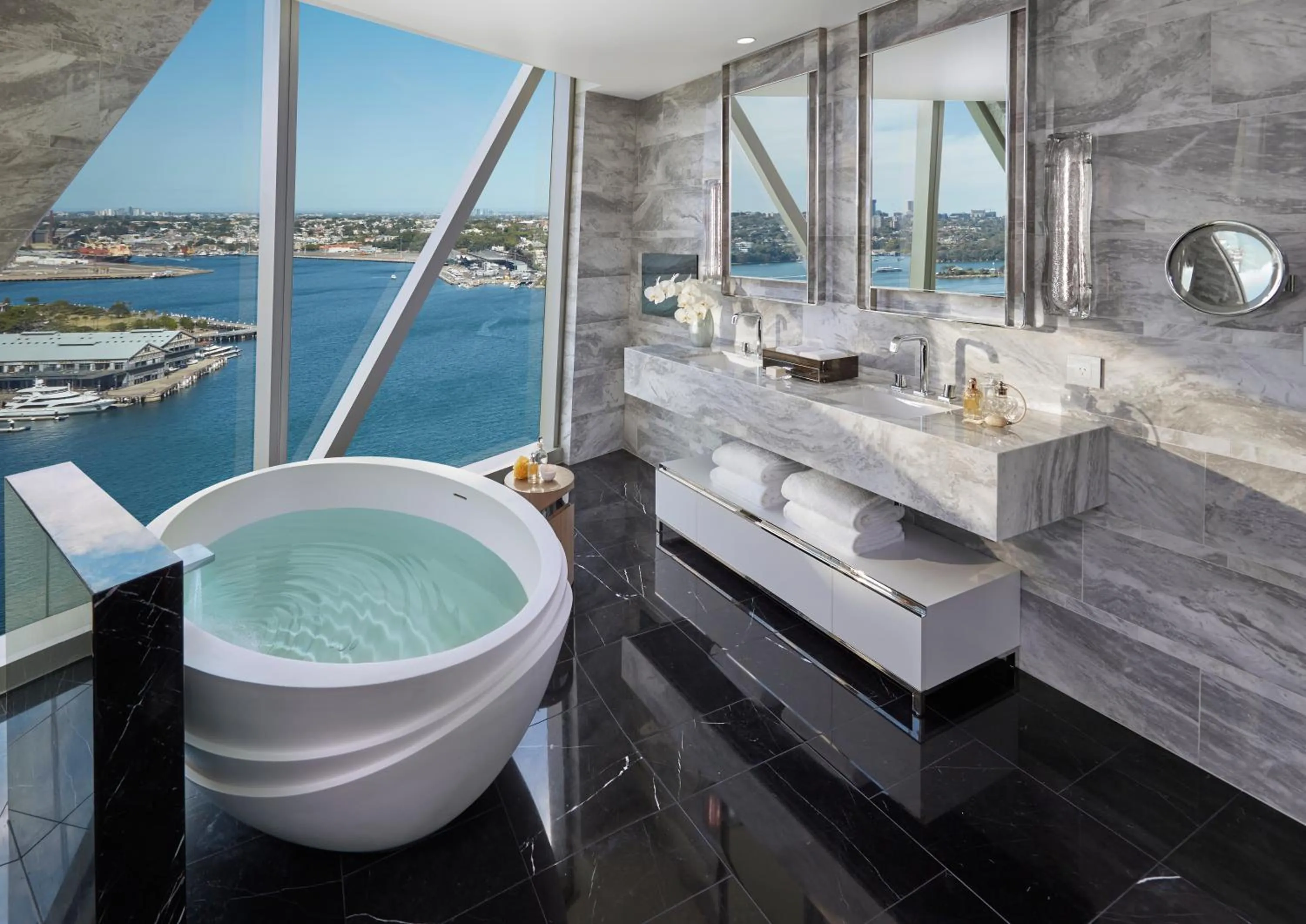 Bathroom in Crown Towers Sydney