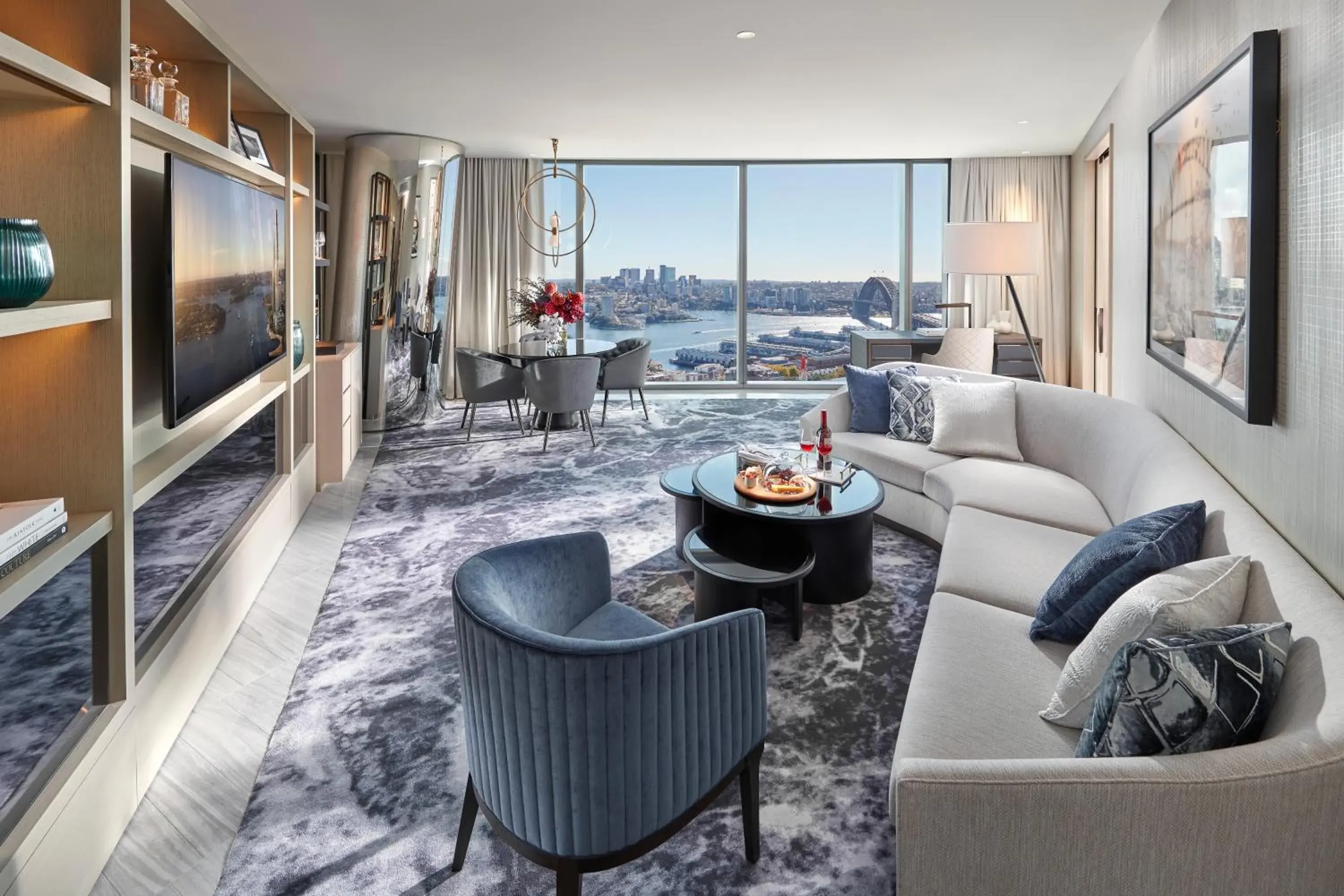 Living room in Crown Towers Sydney Living room in Crown Towers Sydney