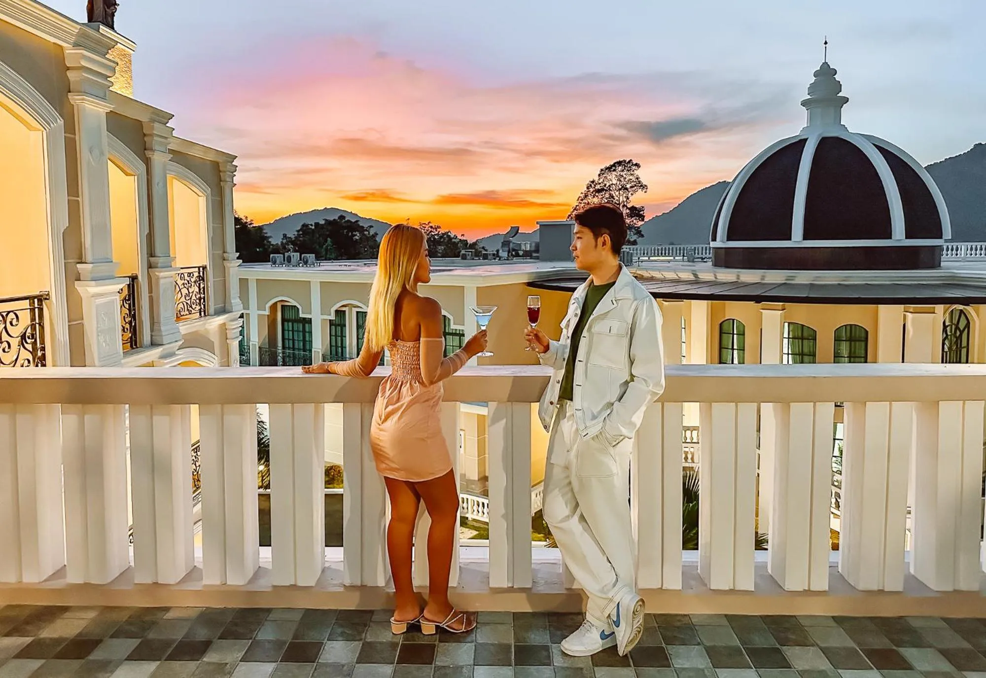 Balcony/Terrace in Grand Lord Hotel & Residence - Pattaya