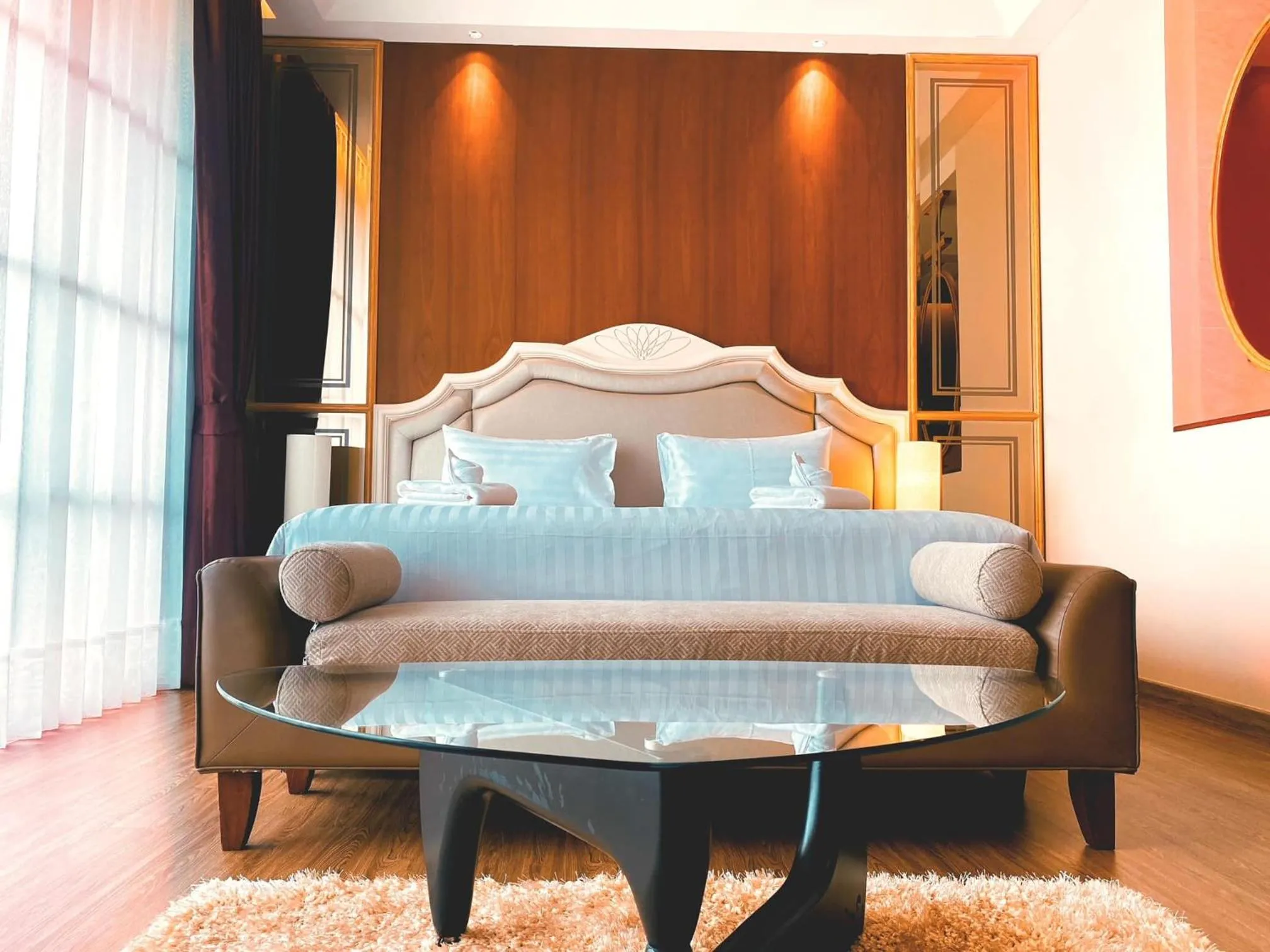 Bedroom, Bed in Grand Lord Hotel & Residence - Pattaya