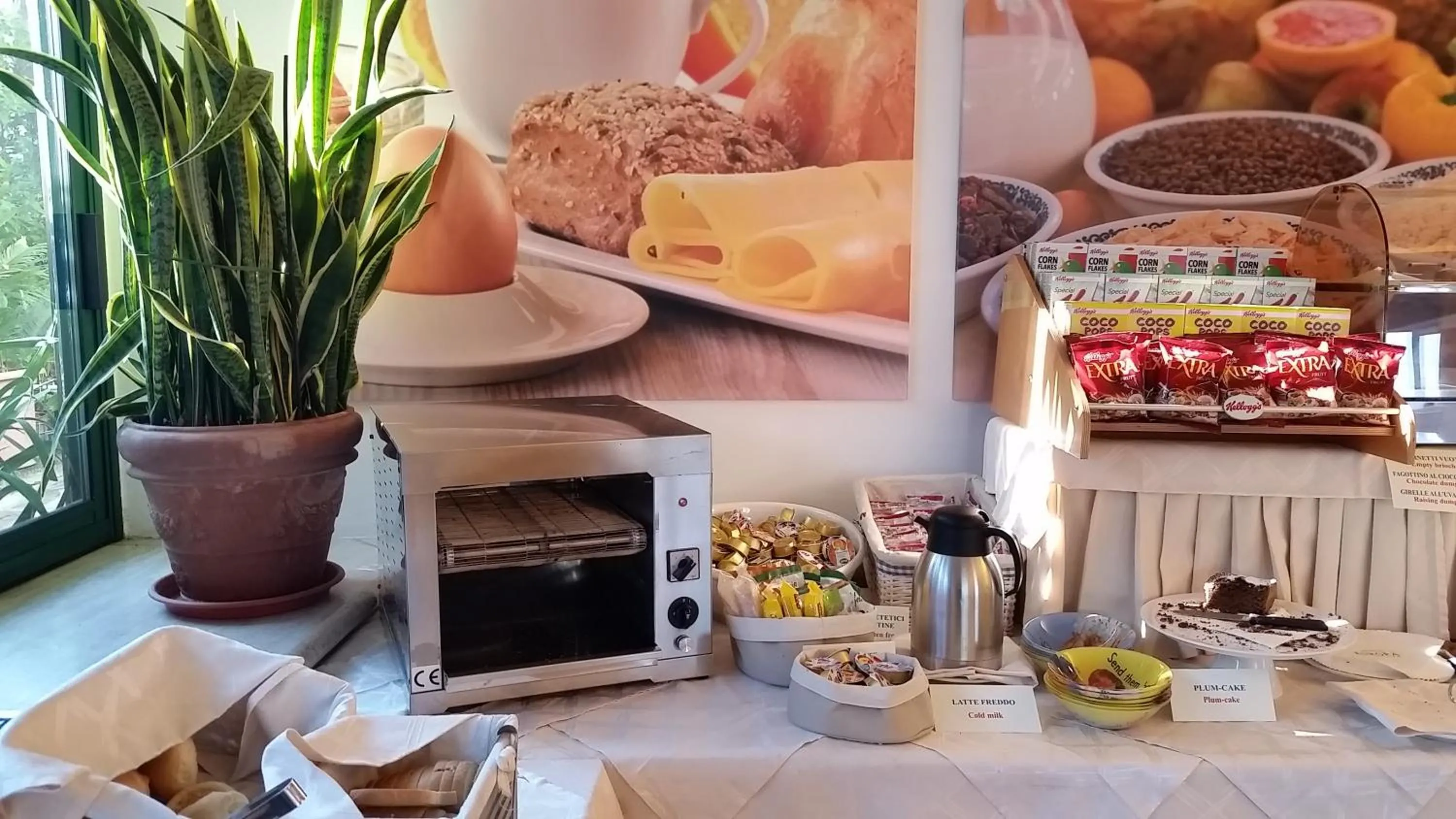 Continental breakfast in Hotel Europa Beach Village