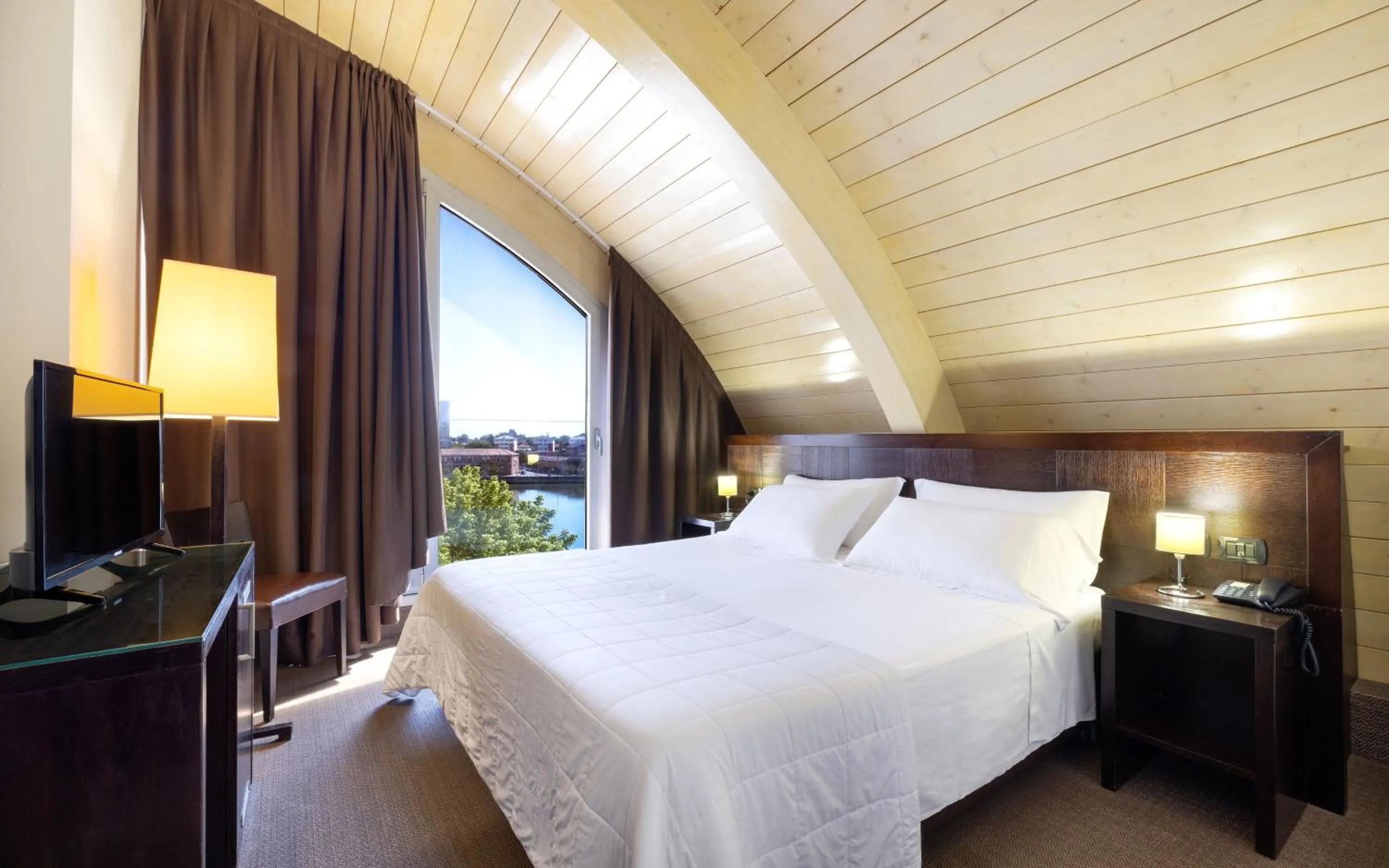 Bed in Hotel Mosaico