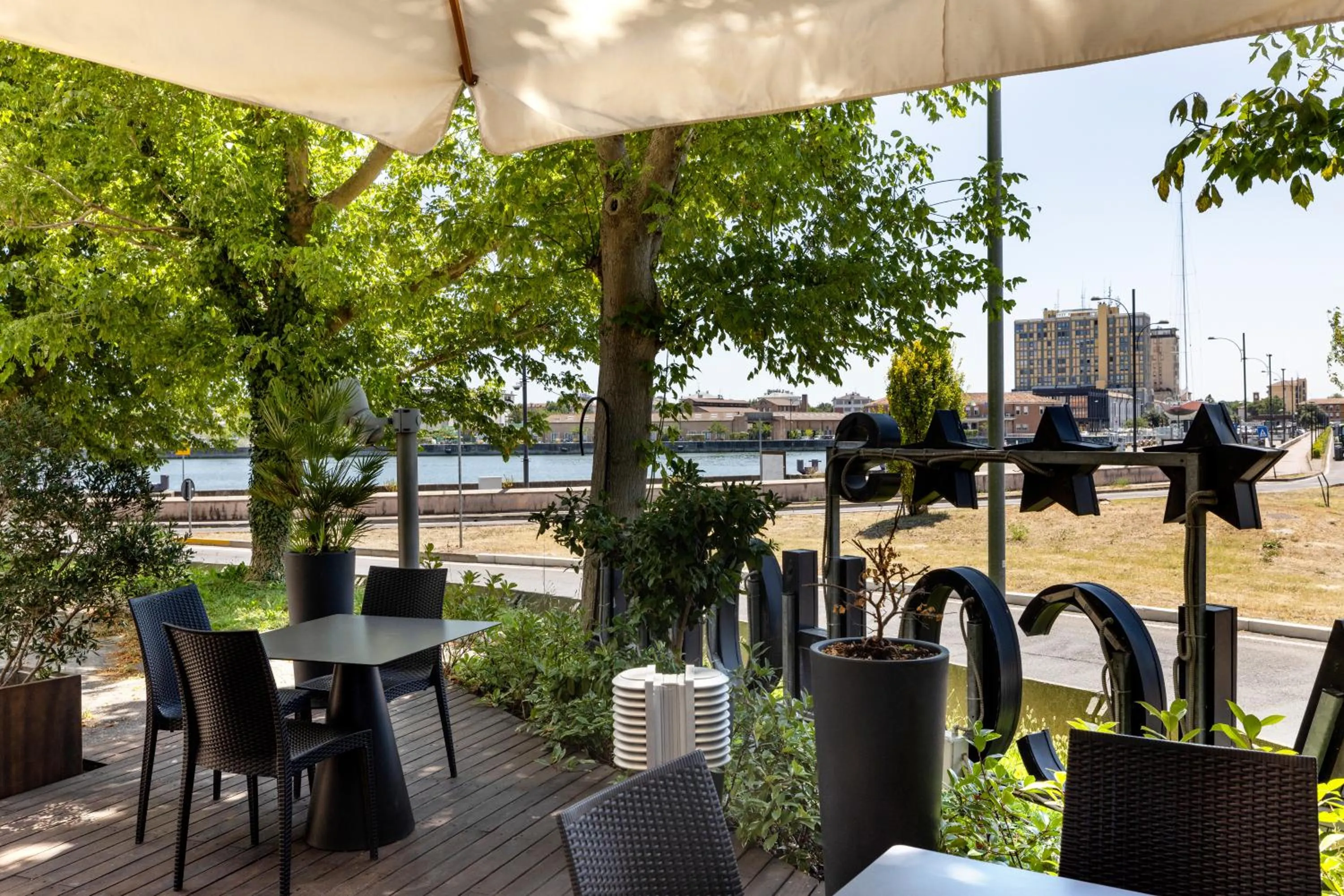 Garden in Hotel Mosaico