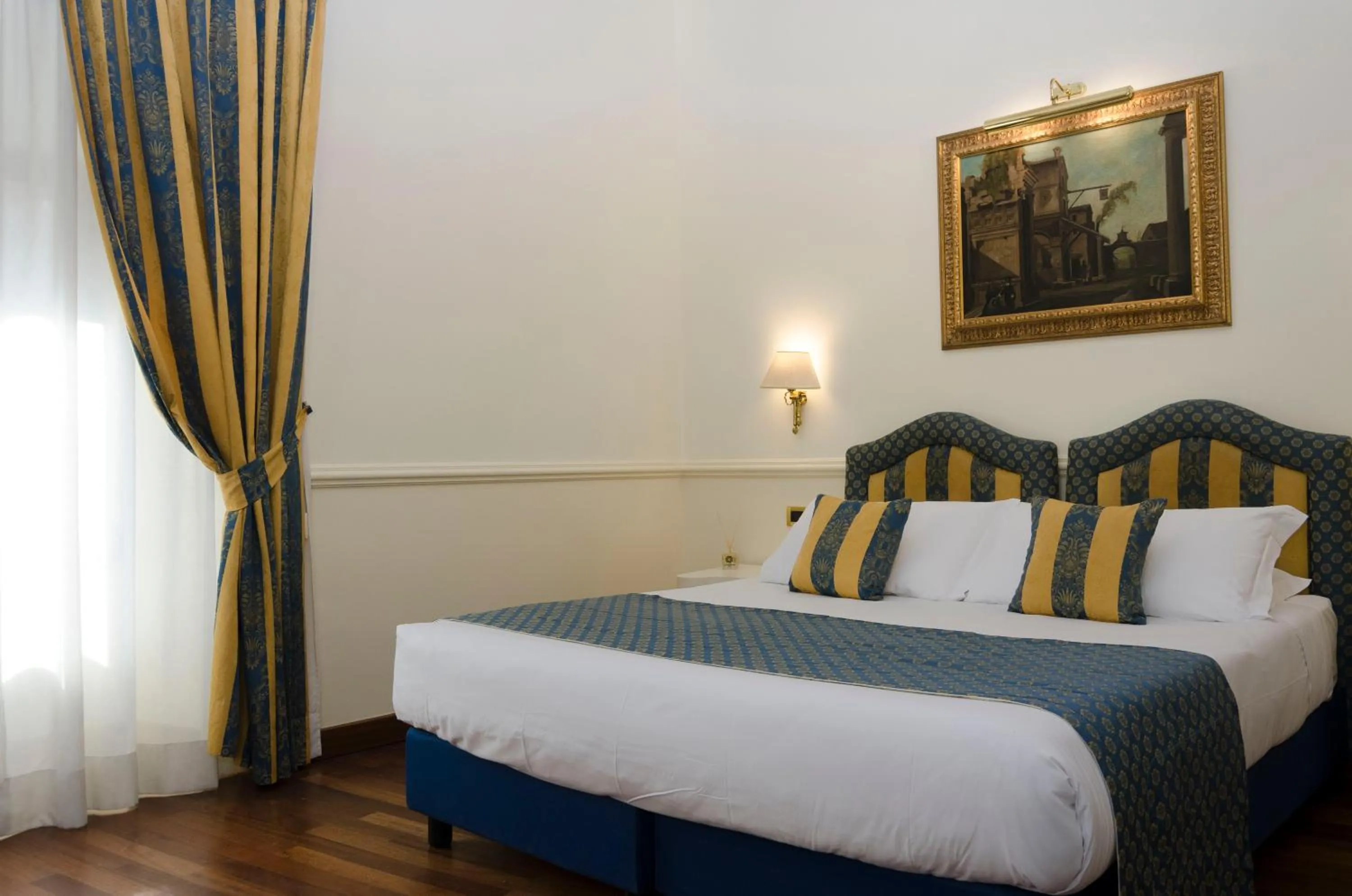 Bed in Hotel Traiano