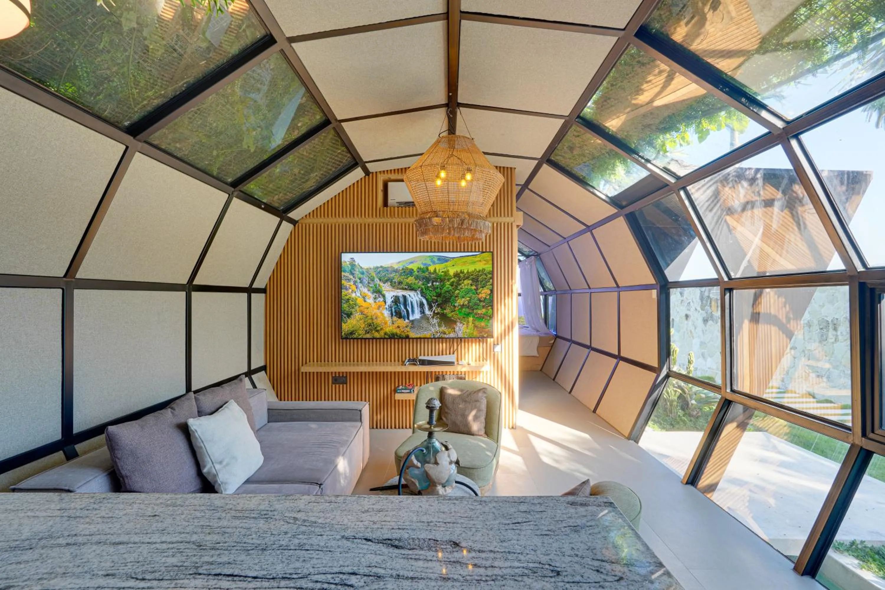 Living room, Bed in Airship Bali by Alex Villas