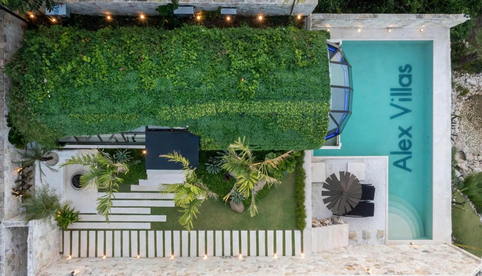 Pool view in Airship Bali by Alex Villas