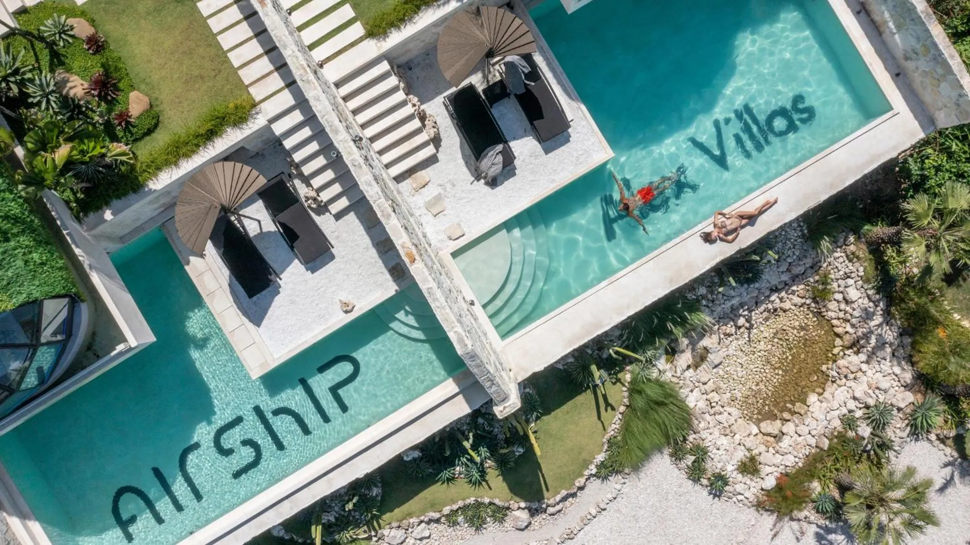 Bird's eye view in Airship Bali by Alex Villas