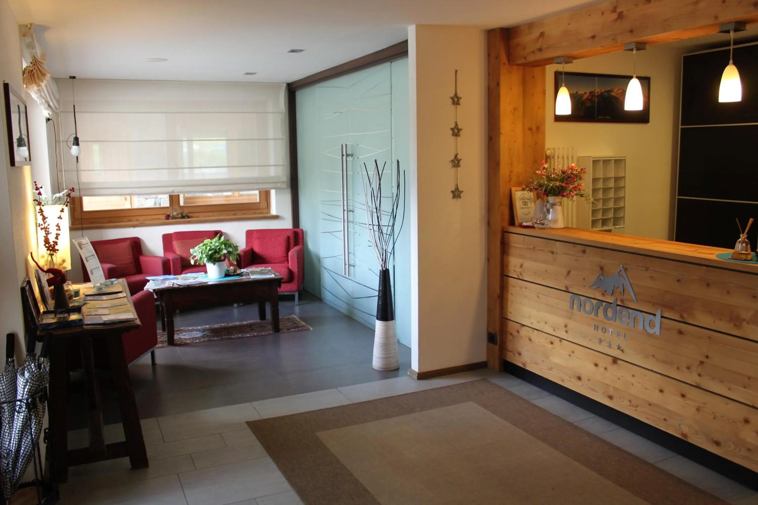 Lobby or reception in Hotel Nordend
