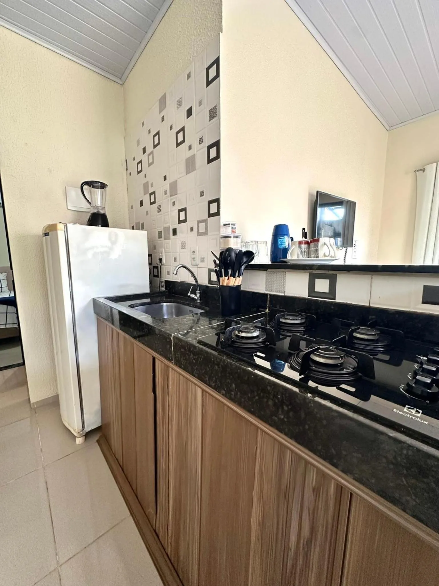 Kitchen or kitchenette in Residencial Davisis - Parada do Jalapão