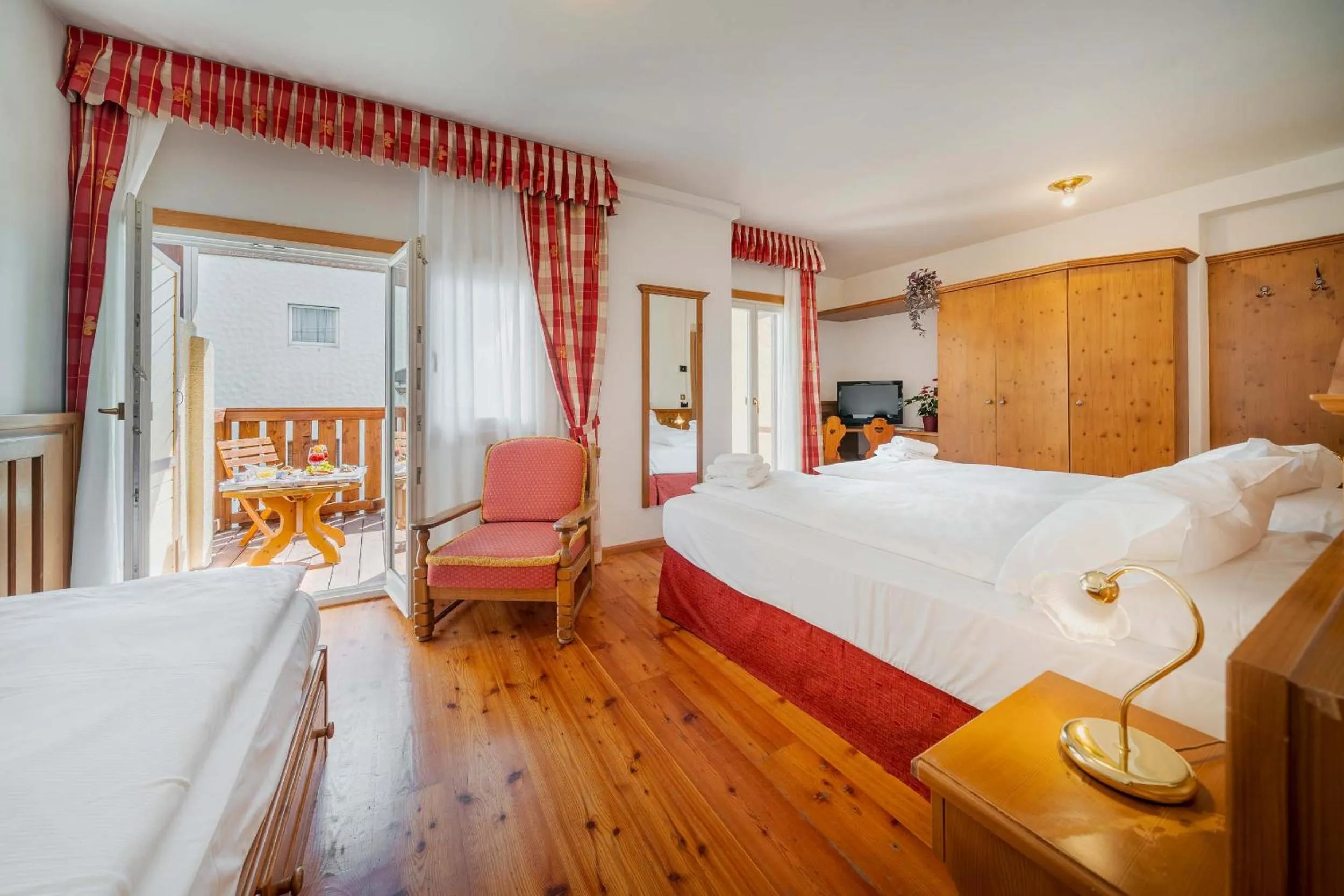 Bed in Royal Hotel Cortina