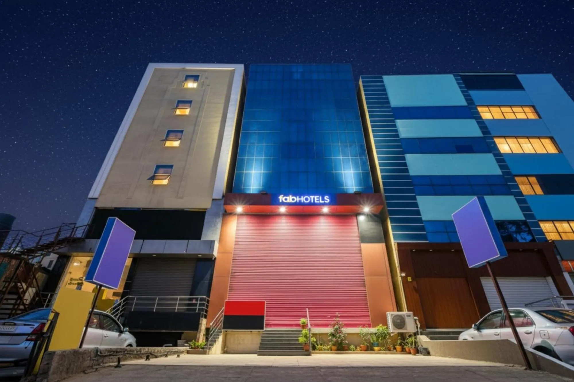 Property building in FabHotel Galaxy Suites